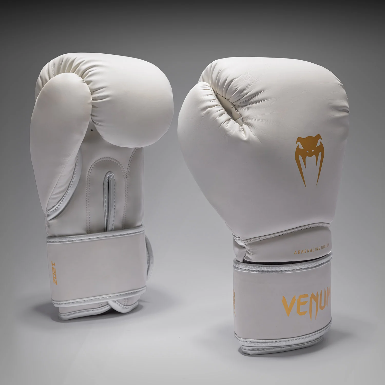 Venum Contender 1.5 Boxing Gloves - Ivory/ Gold - Image 2