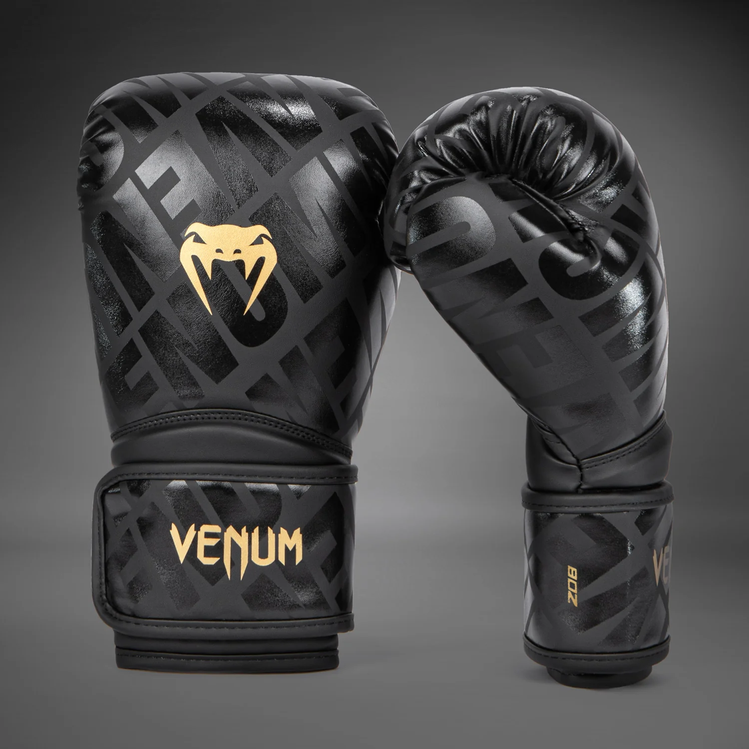 Venum Contender 1.5 XT Kids Boxing Gloves - Black-Gold - Image 2