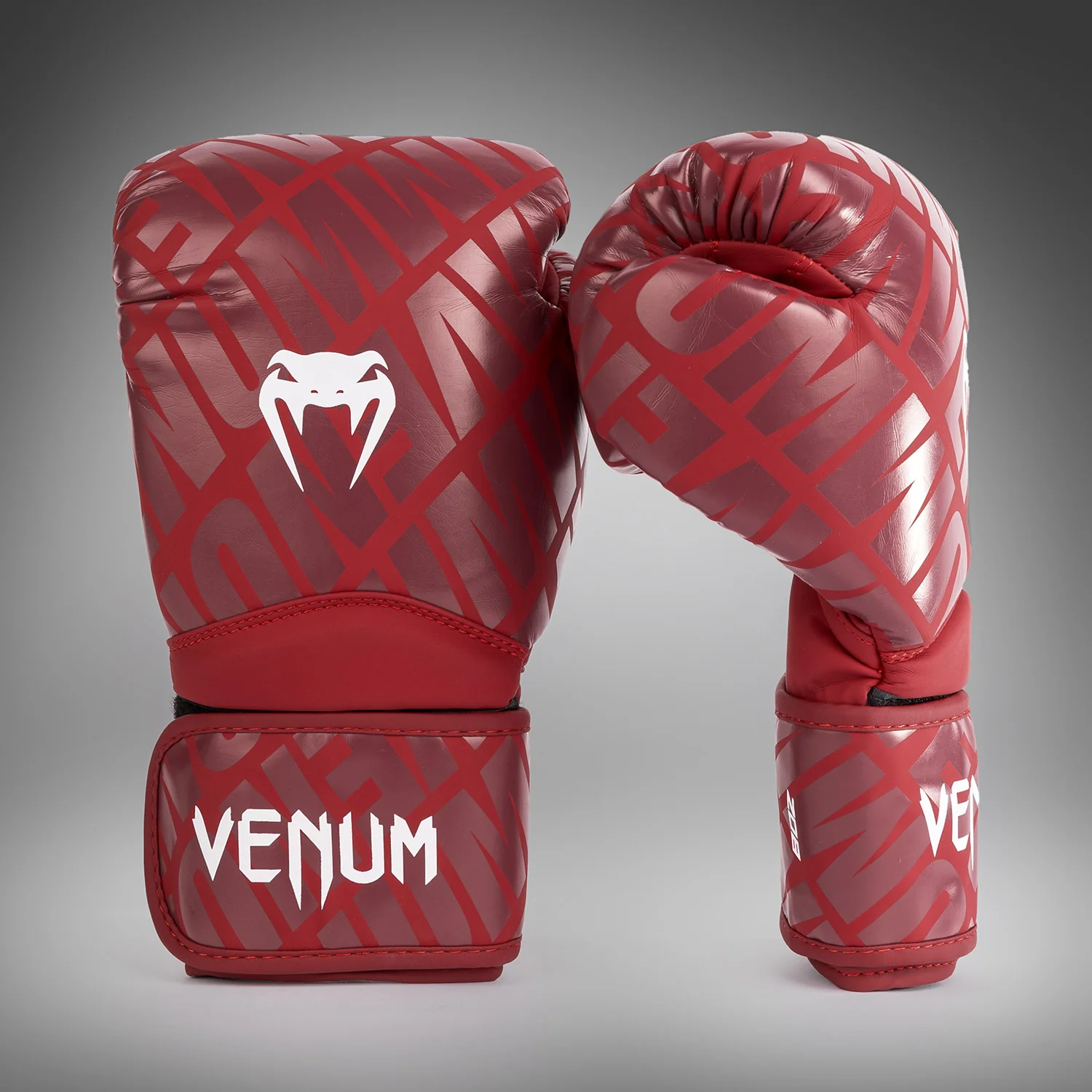 Venum Contender 1.5 XT Kids Boxing Gloves - White-Burgundy - Image 2