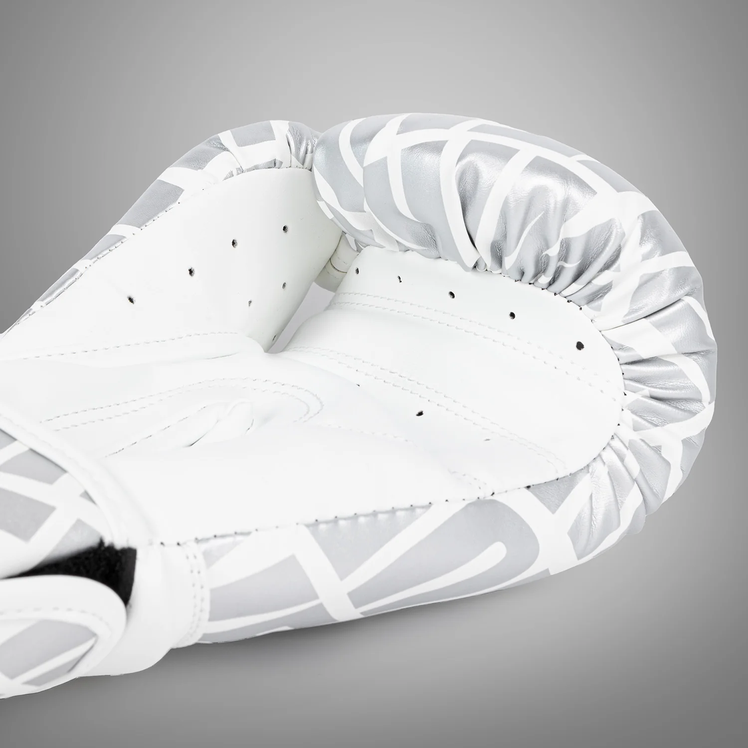 Venum Contender 1.5 XT Kids Boxing Gloves - White-Silver - Image 4