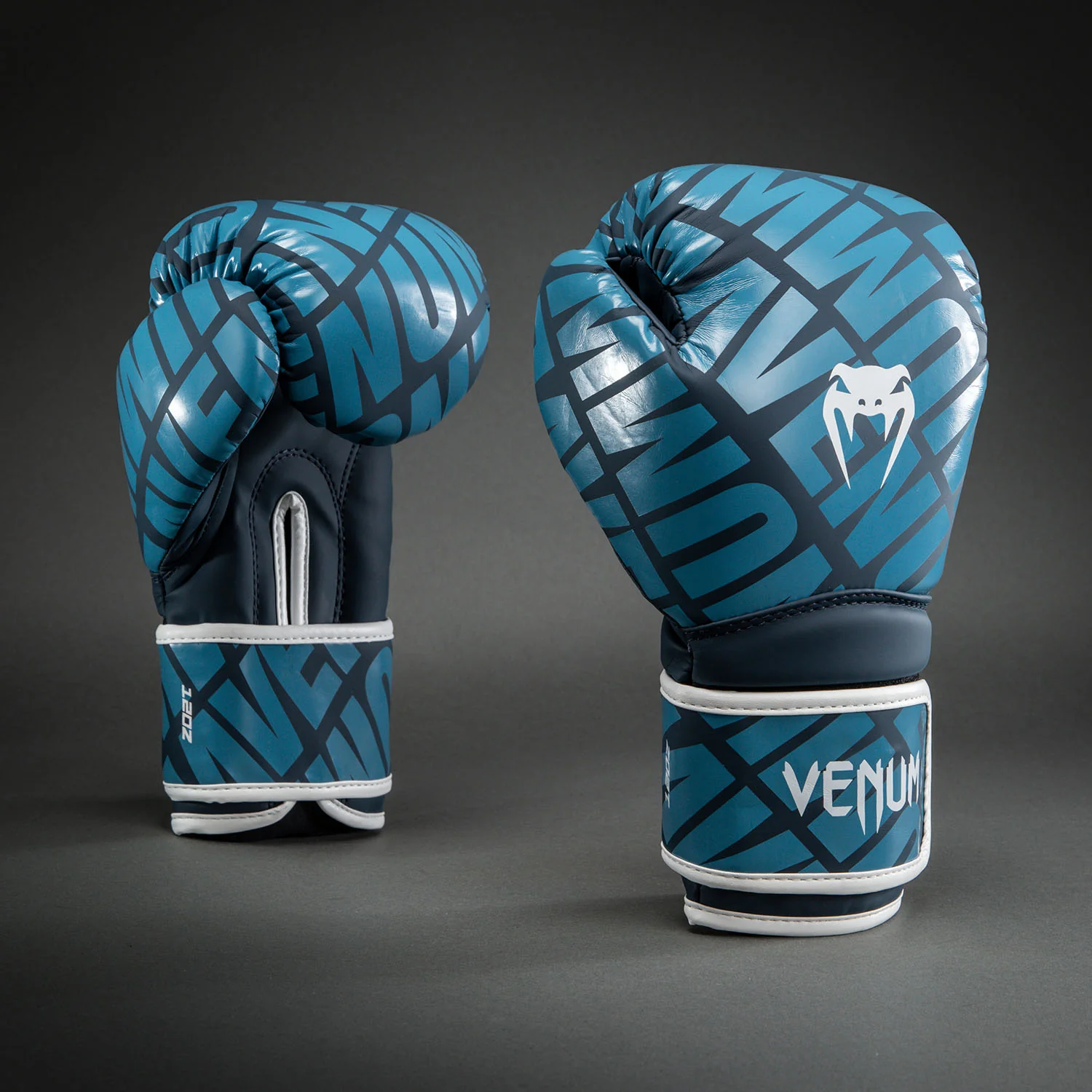 Venum Contender 1.5XT Boxing Gloves - Navy Blue/Sky Blue - Image 2