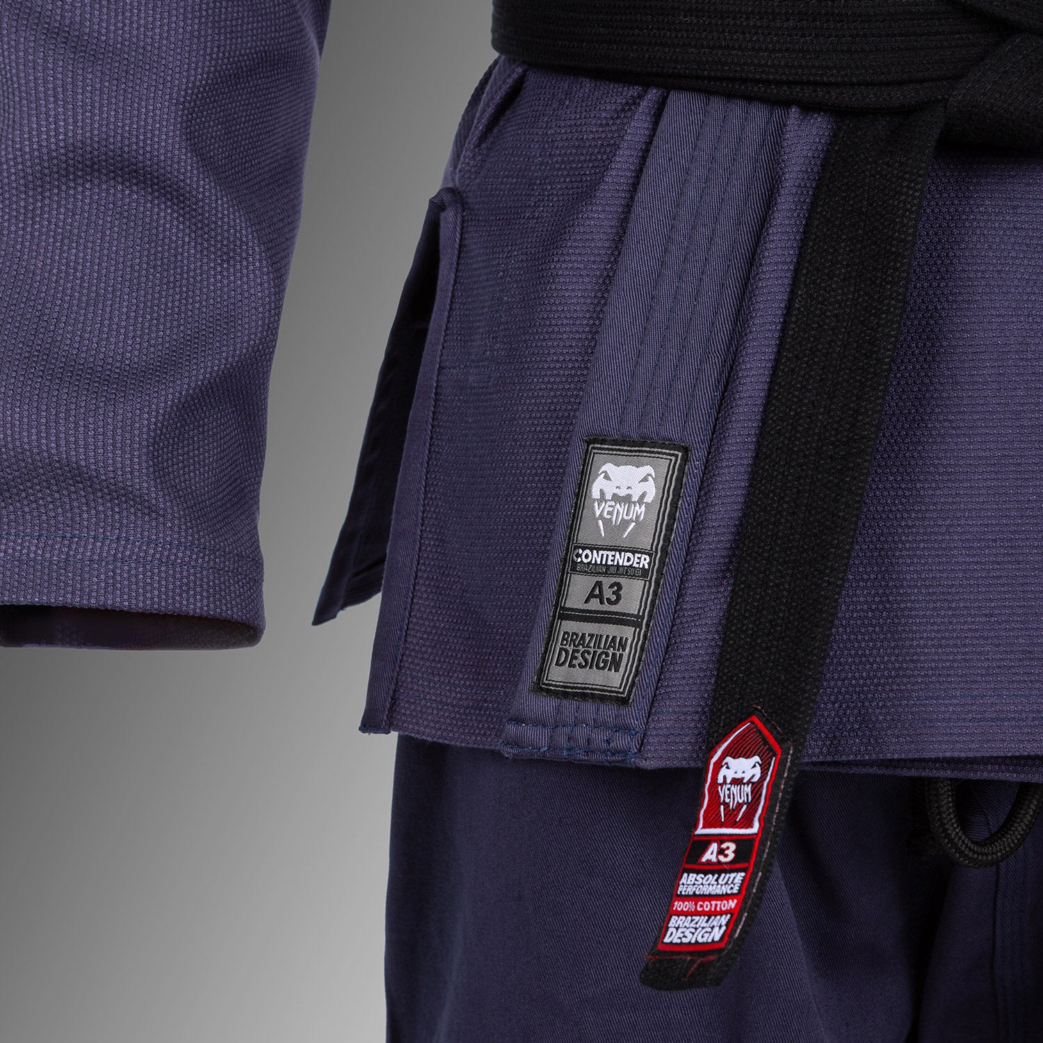 Venum Contender 2.0 BJJ GI - Lavender Grey - Image 7
