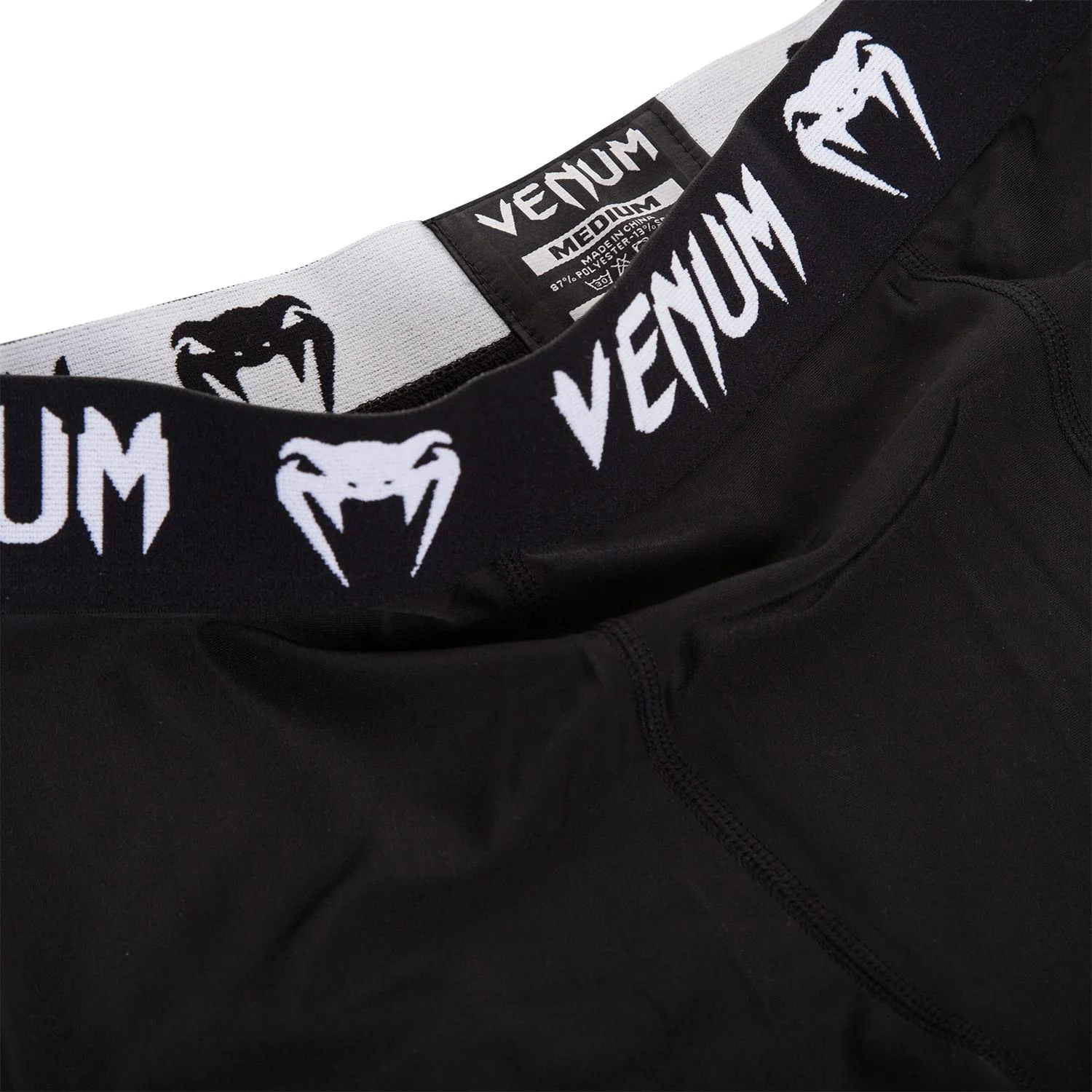 Venum Contender 2.0 Compression Tights - Black/White - Image 7