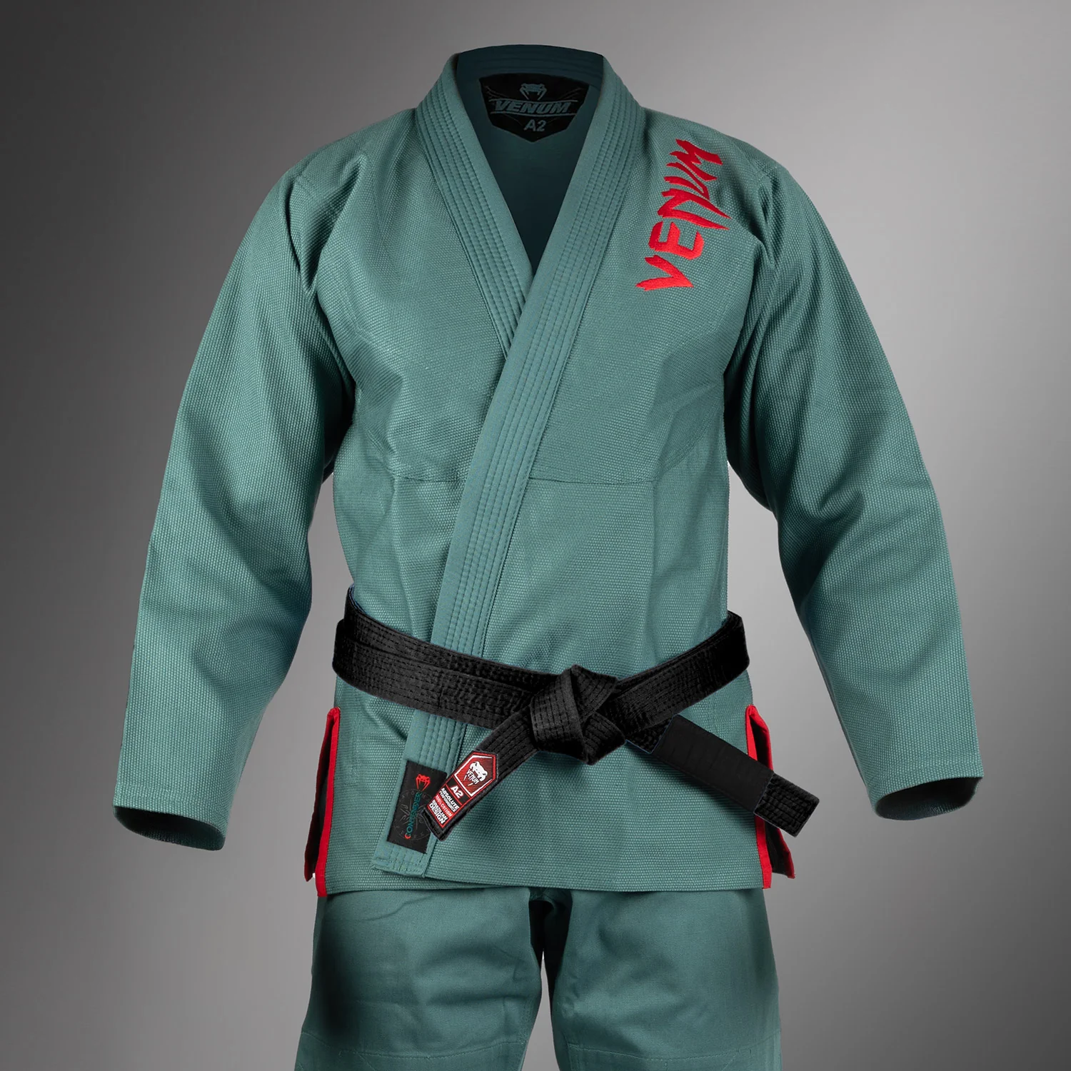Venum Contender 3.0 Brazilian Jiu Jitsu Gi - Ocean Green - Image 3