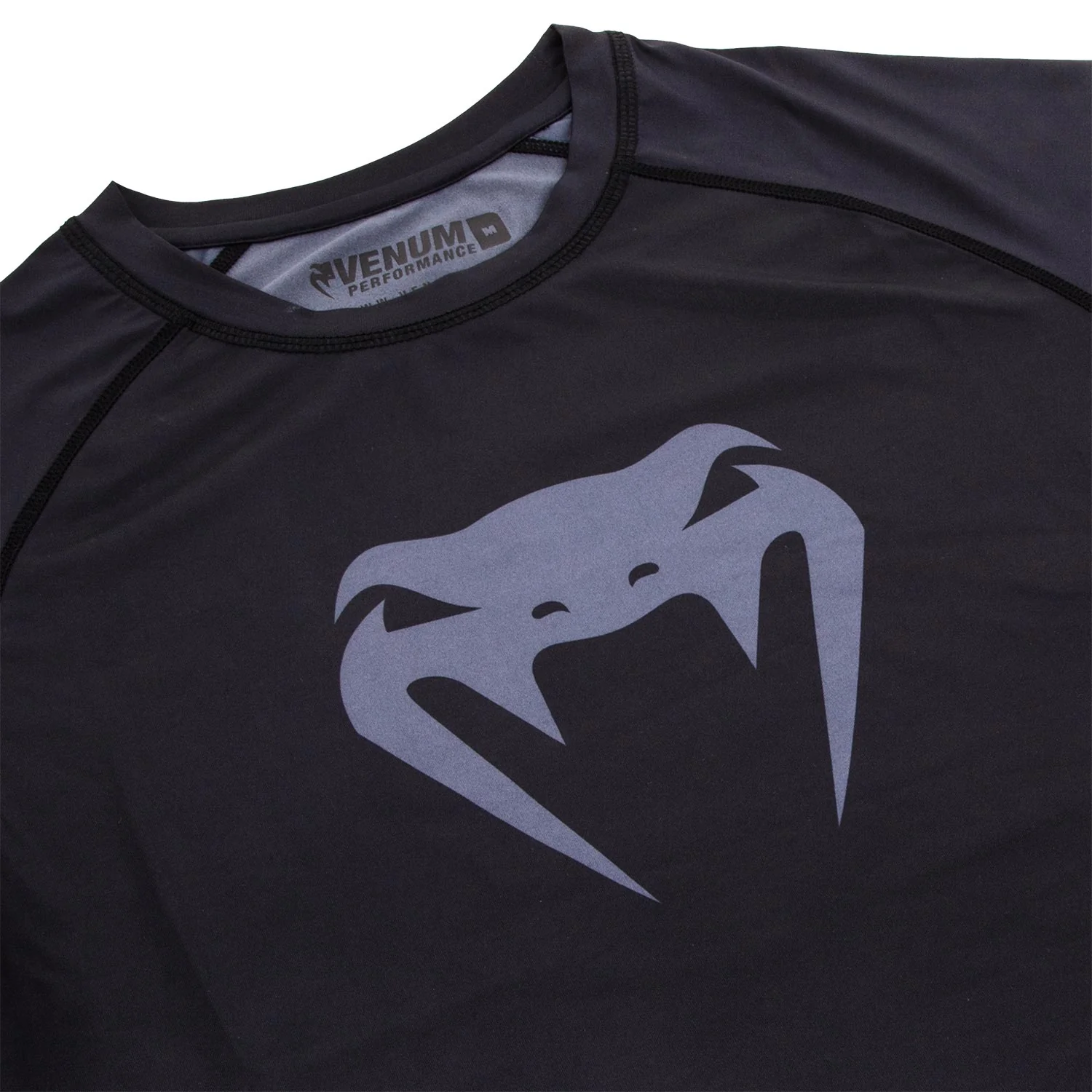 Venum Contender 3.0 Compression T-shirt - Long Sleeves - Black/Grey - Image 4