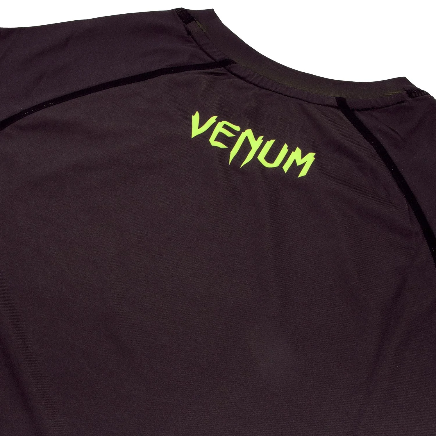 Venum Contender 3.0 Compression T-shirt - Short Sleeves - Black/Neo Yellow - Image 6