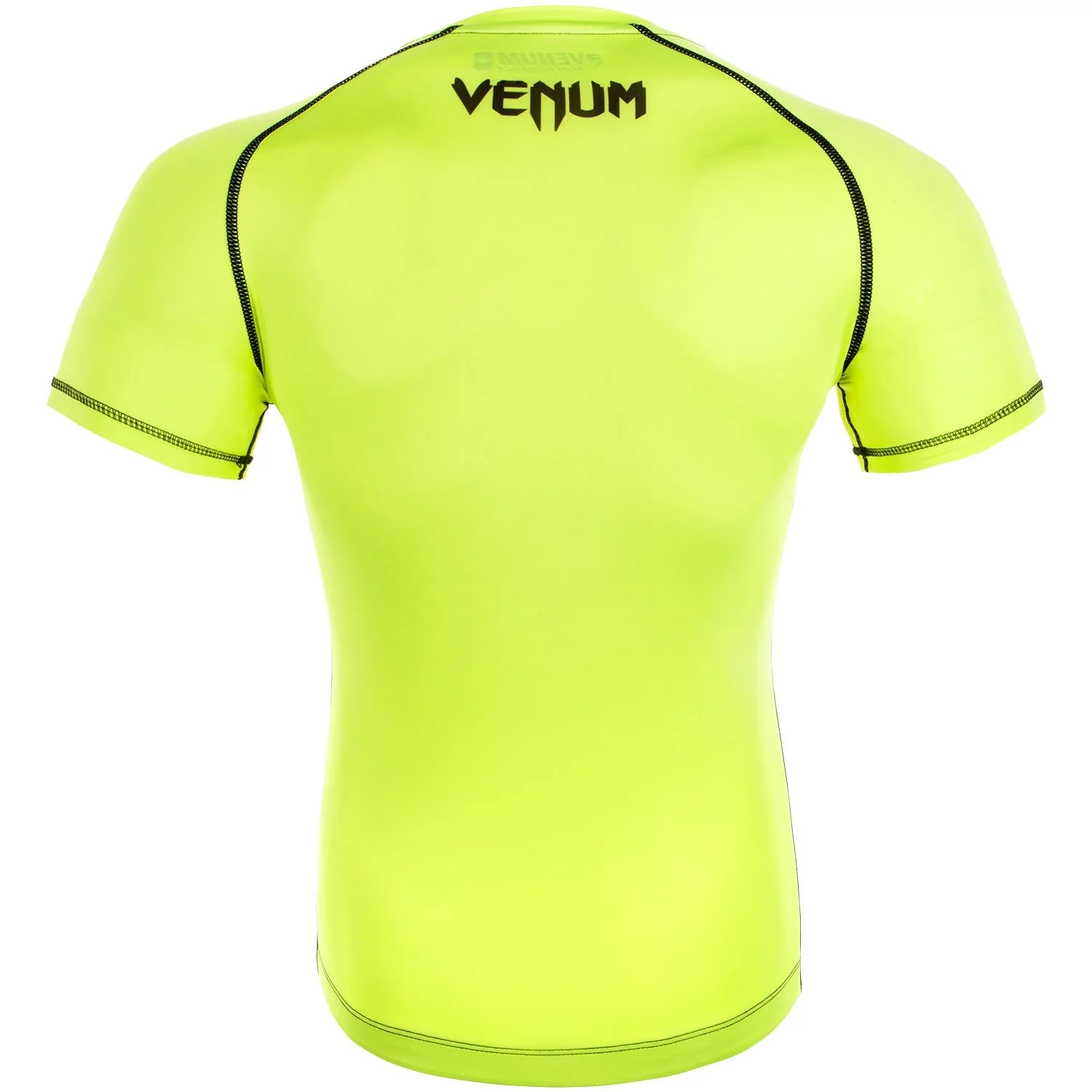 Venum Contender 3.0 Compression T-shirt - Short Sleeves - Neo Yellow/Black - Image 3