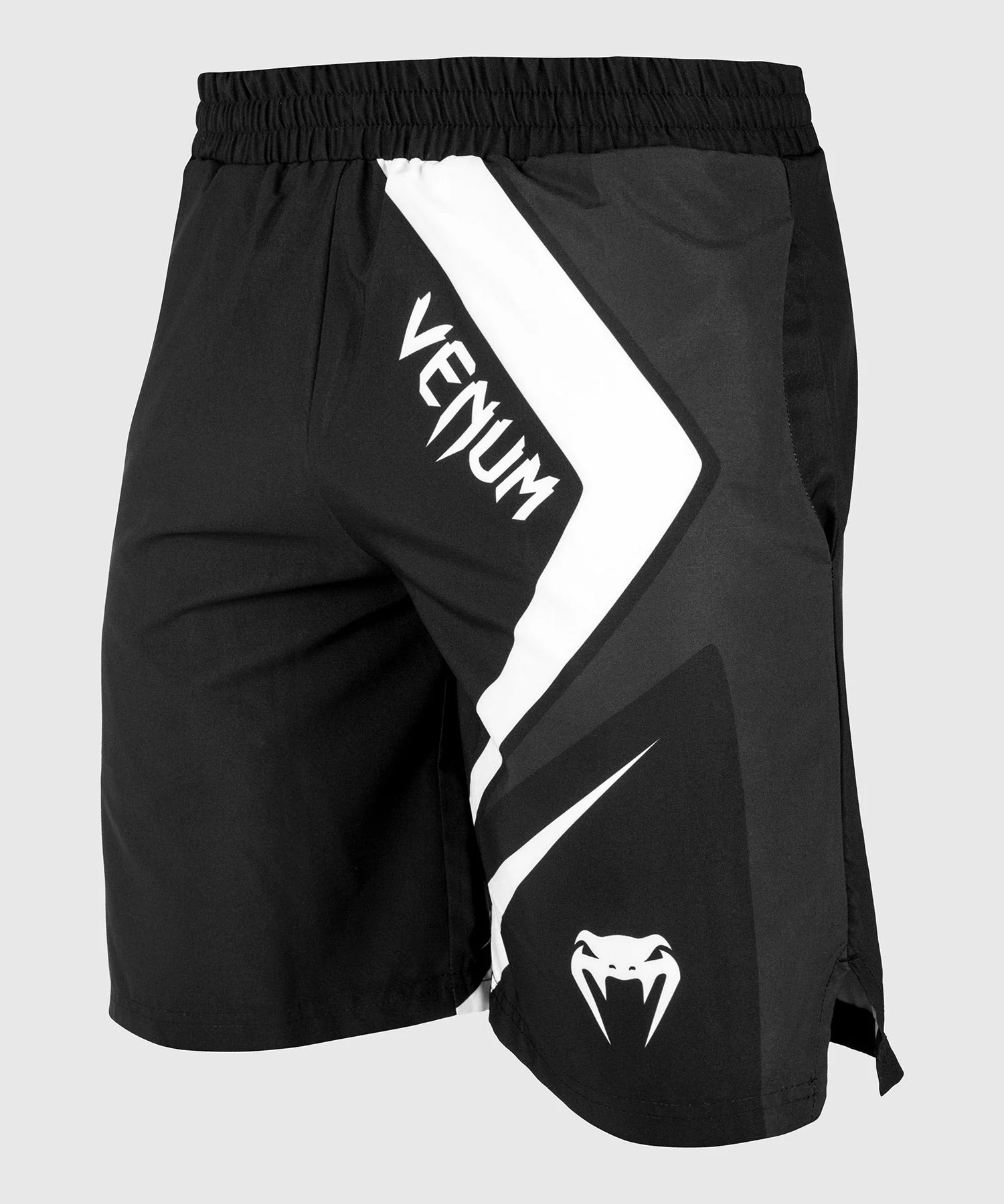 Venum Contender 4.0 Training Shorts - Black/Grey-White - Image 3