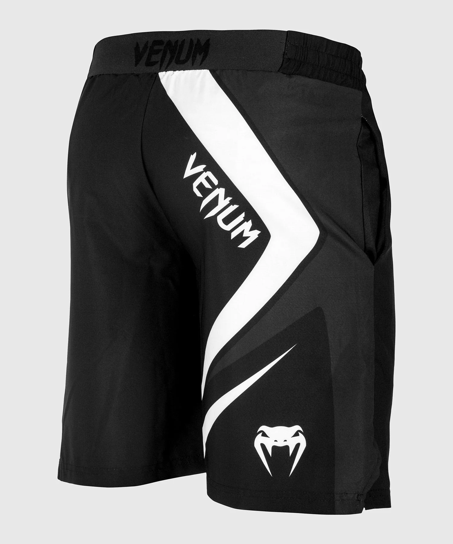 Venum Contender 4.0 Training Shorts - Black/Grey-White - Image 4