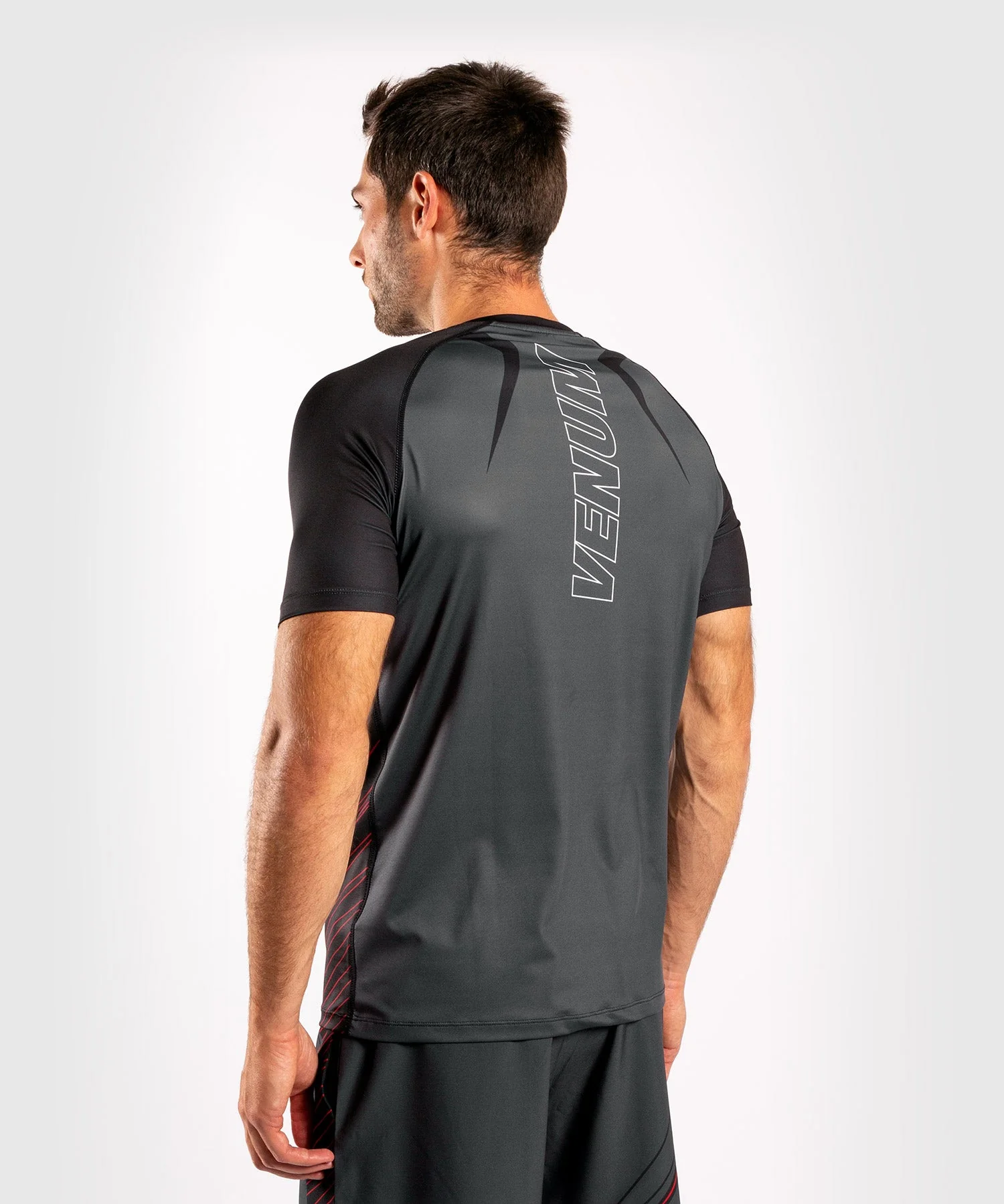 Venum Contender 5.0 Dry-Tech T-shirt - Black/Red - Image 3