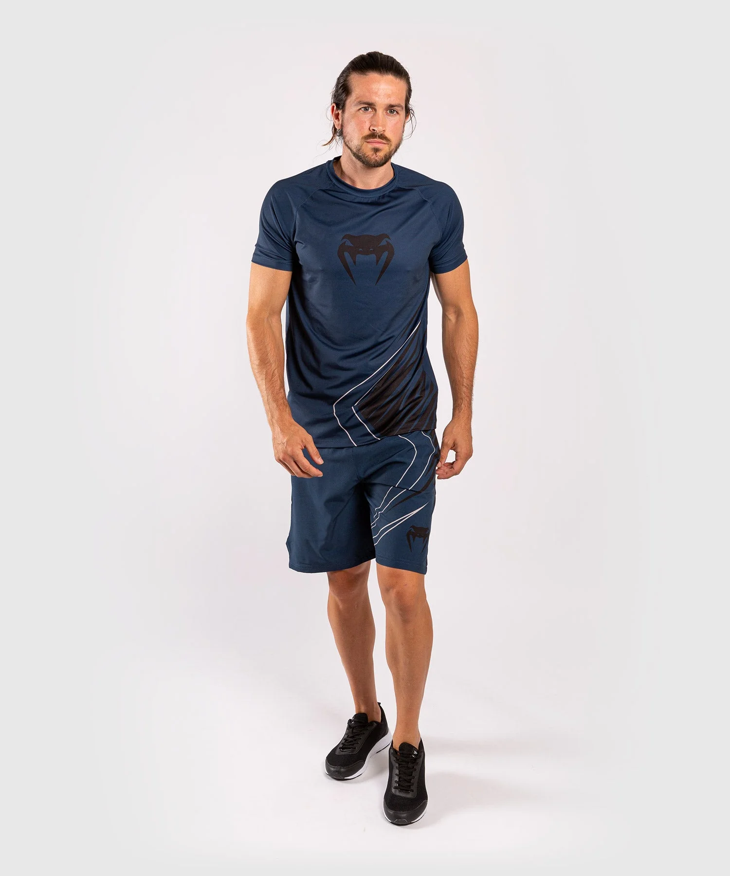 Venum Contender 5.0 Dry-Tech T-shirt - Navy/Sand - Image 10