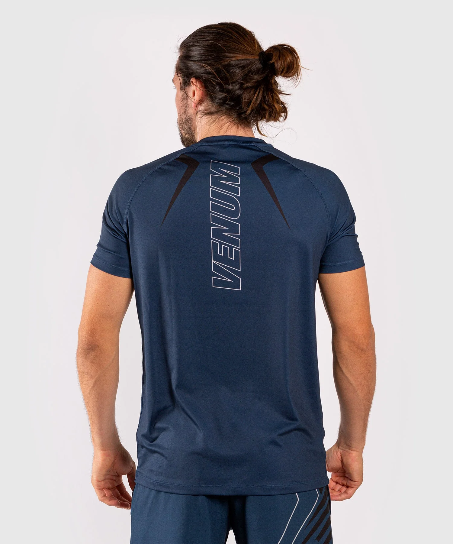 Venum Contender 5.0 Dry-Tech T-shirt - Navy/Sand - Image 4