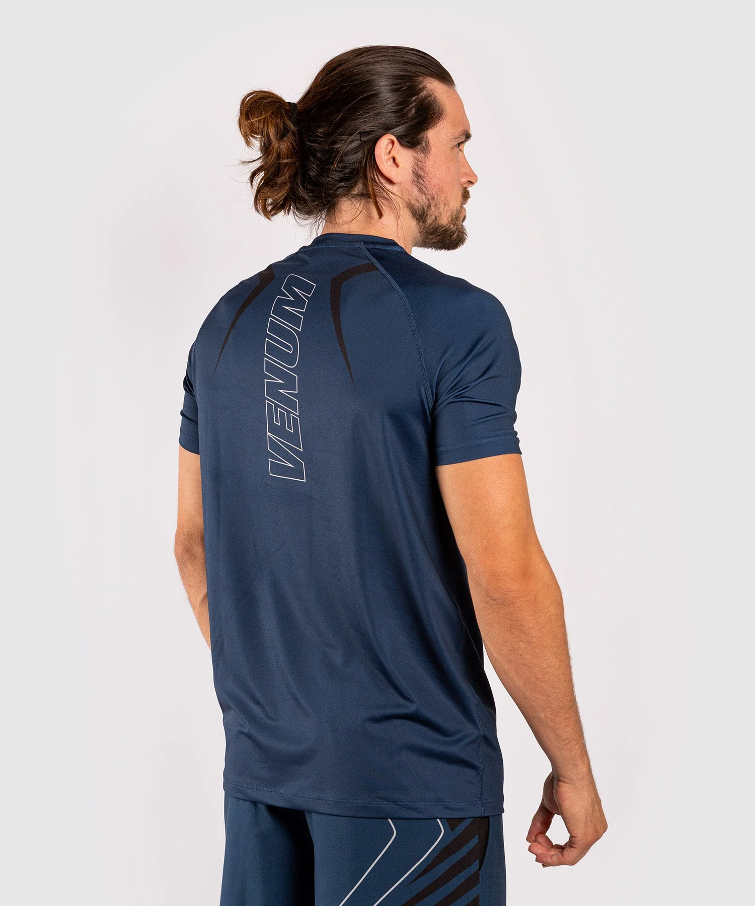 Venum Contender 5.0 Dry-Tech T-shirt - Navy/Sand - Image 5