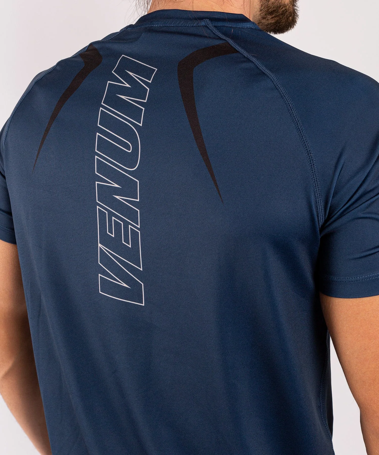 Venum Contender 5.0 Dry-Tech T-shirt - Navy/Sand - Image 9