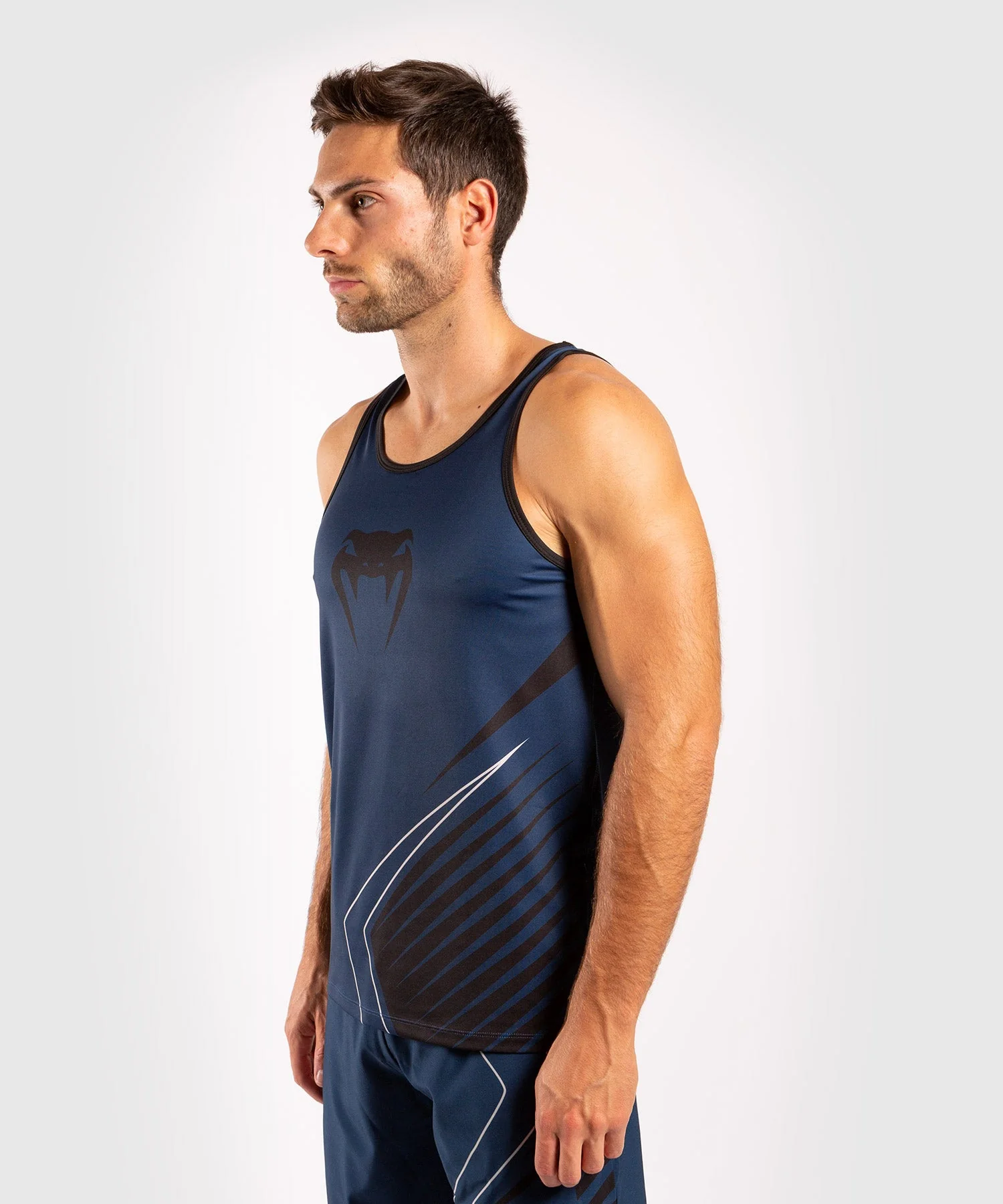Venum Contender 5.0 Dry-Tech Tank - Navy/Sand - Image 2