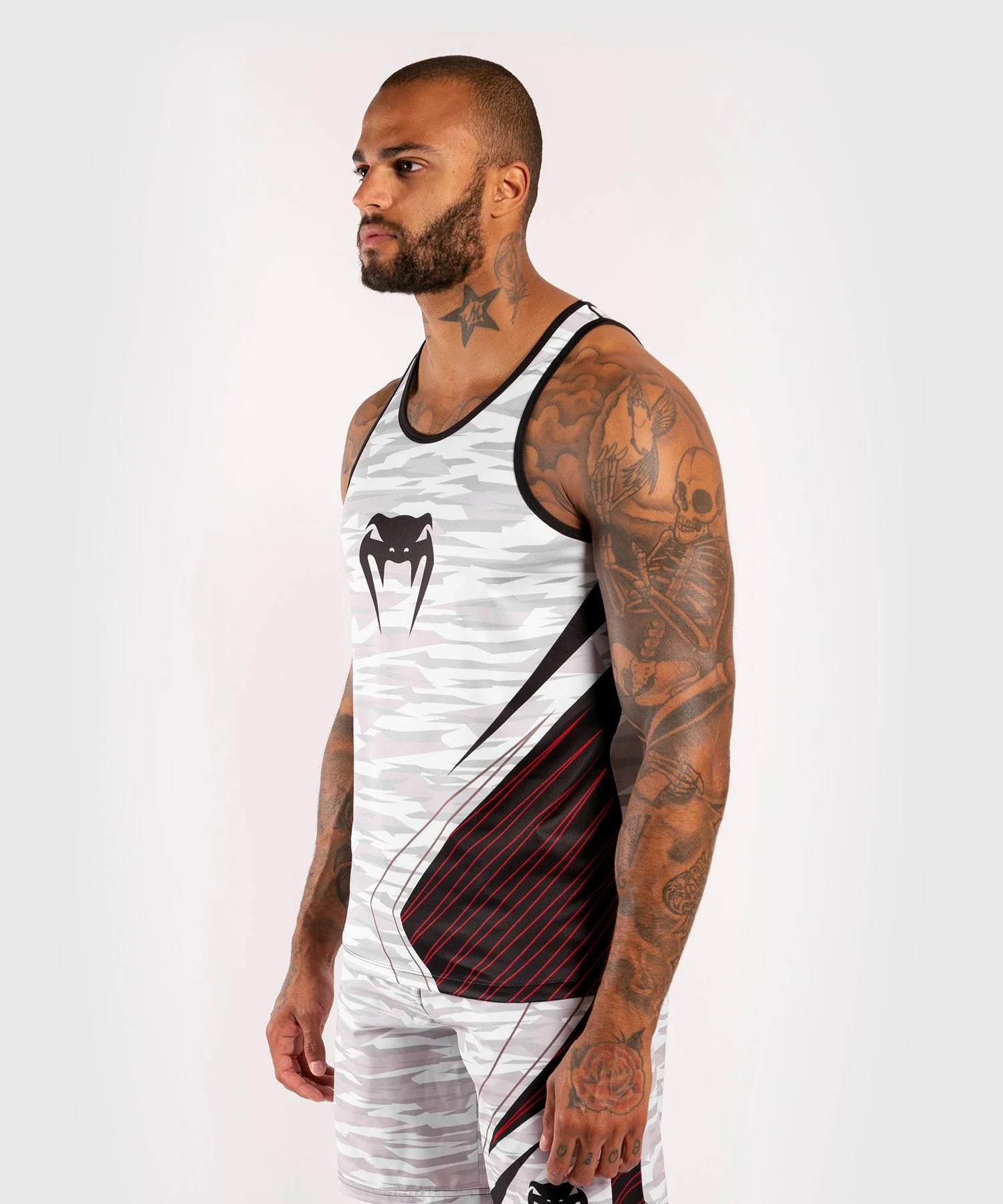 Venum Contender 5.0 Dry-Tech Tank - White/Camo - Image 2