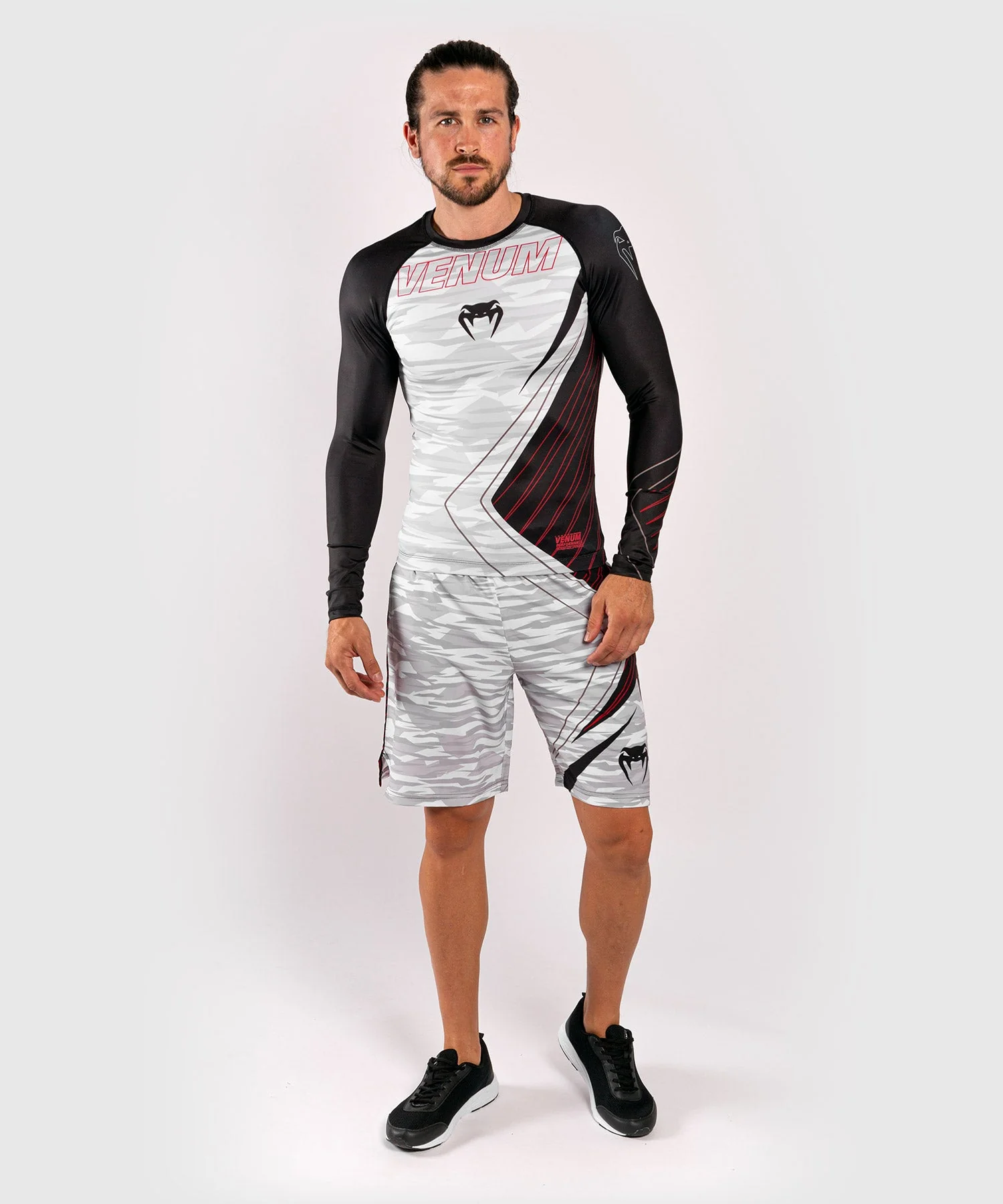 Venum Contender 5.0 Rashguard - Long sleeves - White/Camo - Image 9