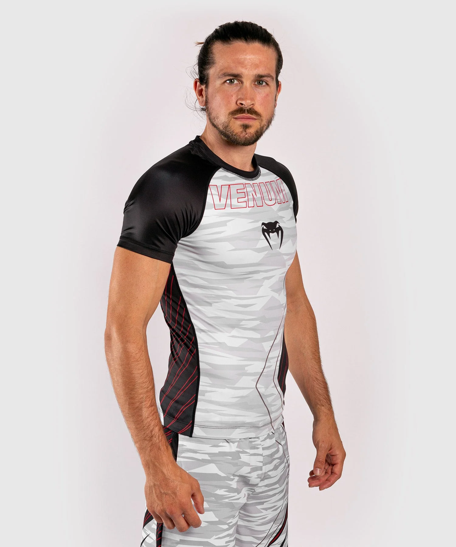 Venum Contender 5.0 Rashguard - Short sleeves - White/Camo - Image 3