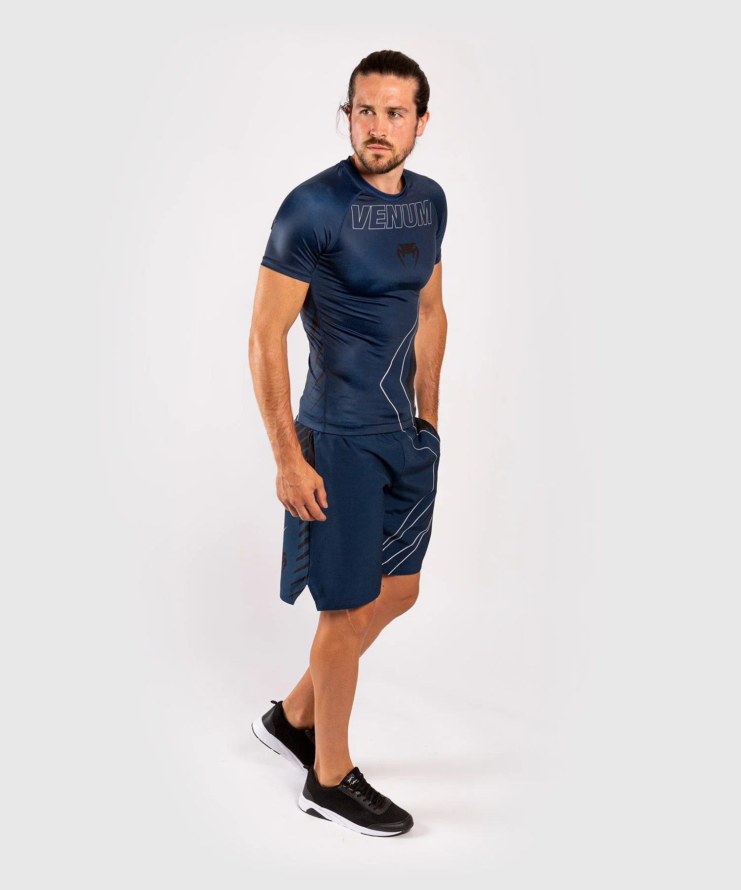 Venum Contender 5.0 Sport shorts - Navy/Sand - Image 7