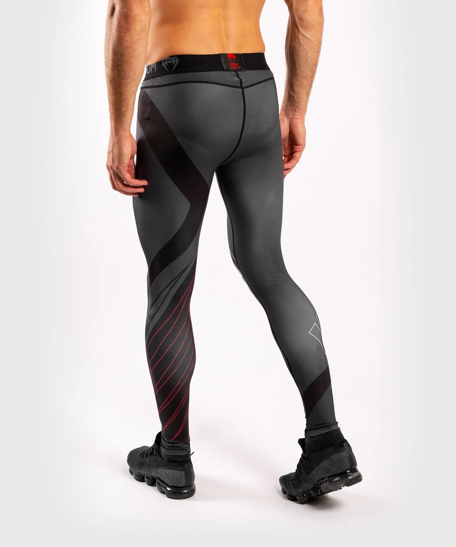Venum Contender 5.0 Tights - Black/Red - Image 3