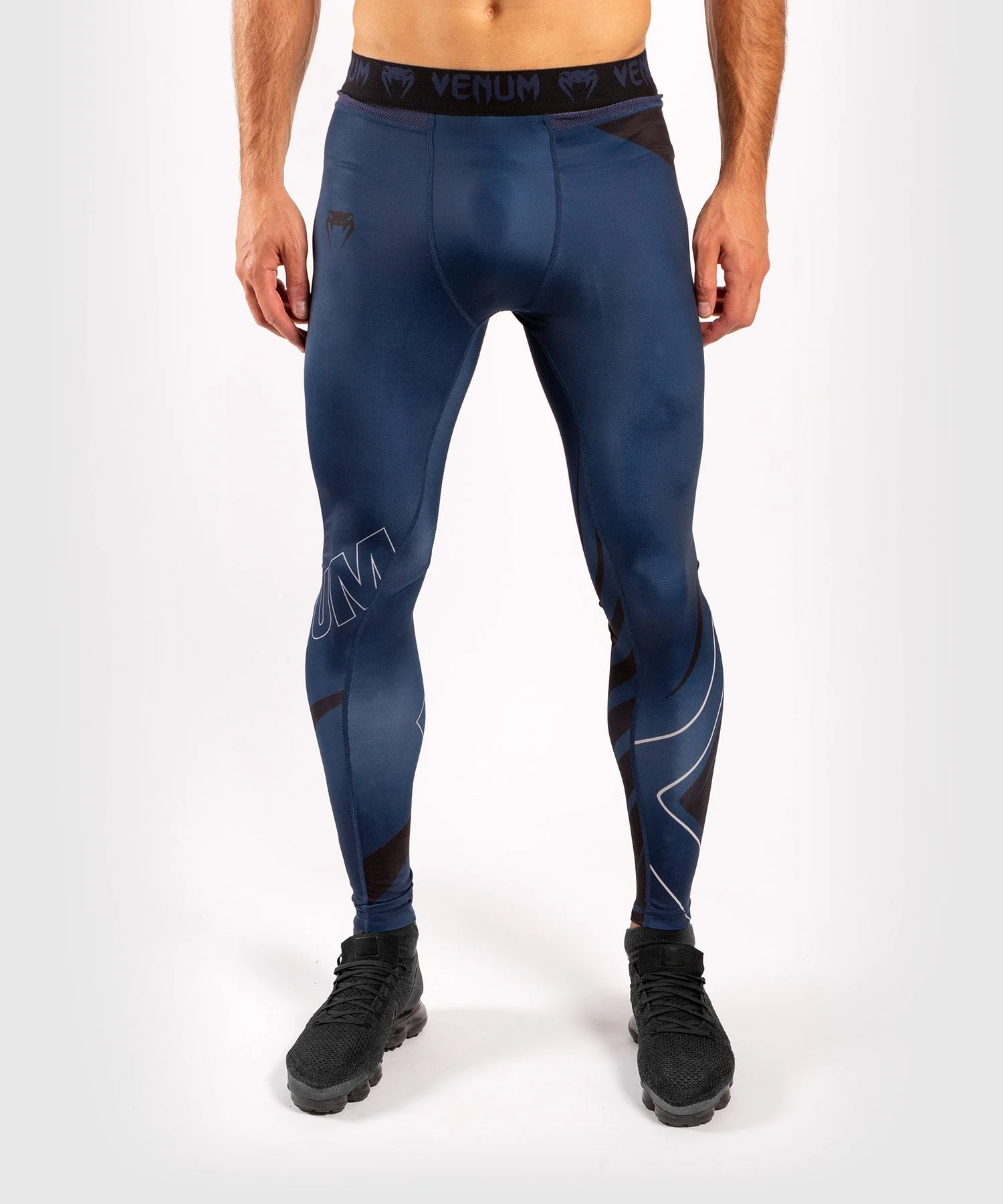Venum Contender 5.0 Tights - Navy/Sand