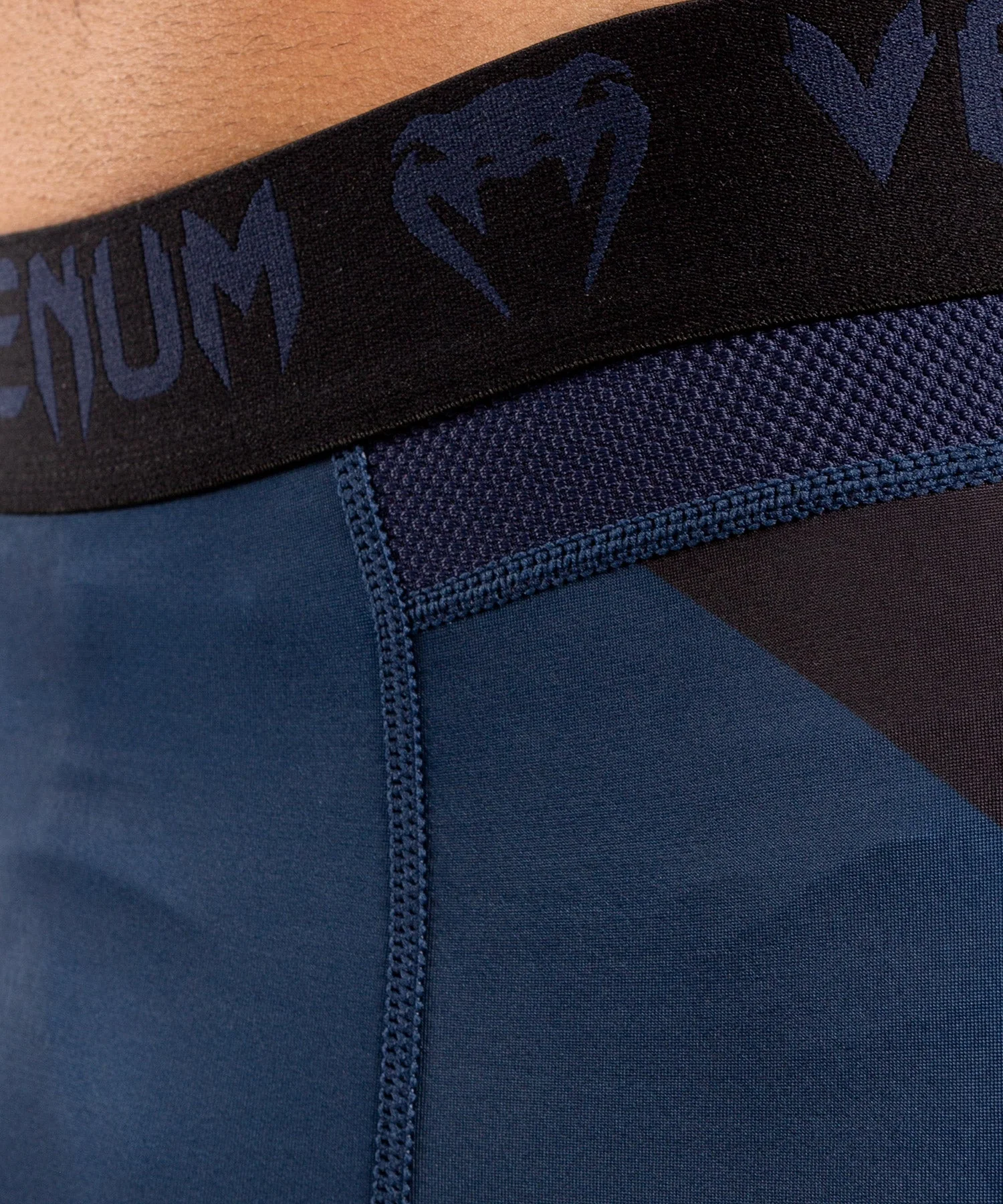 Venum Contender 5.0 Tights - Navy/Sand - Image 5