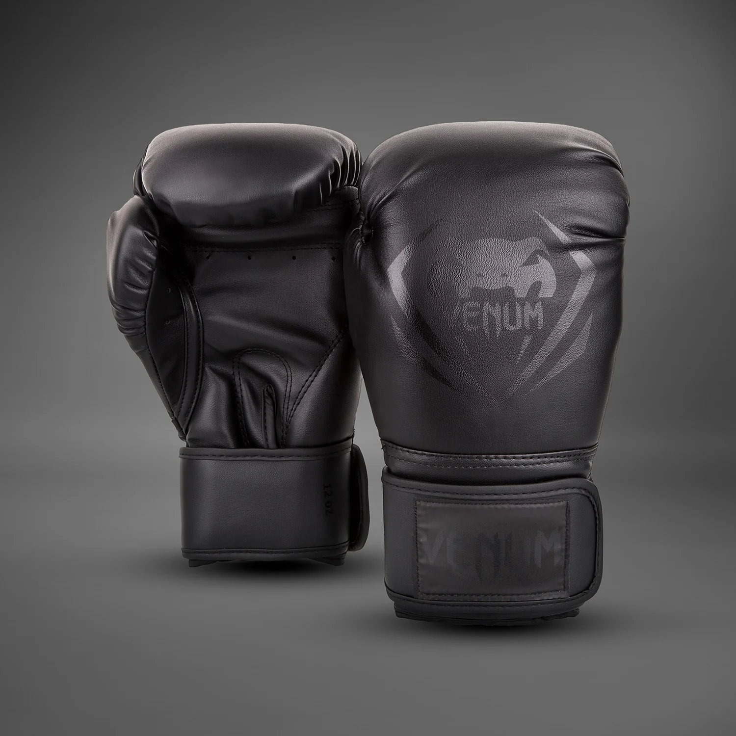 Venum Contender Boxing Gloves - Black/Black - Image 2