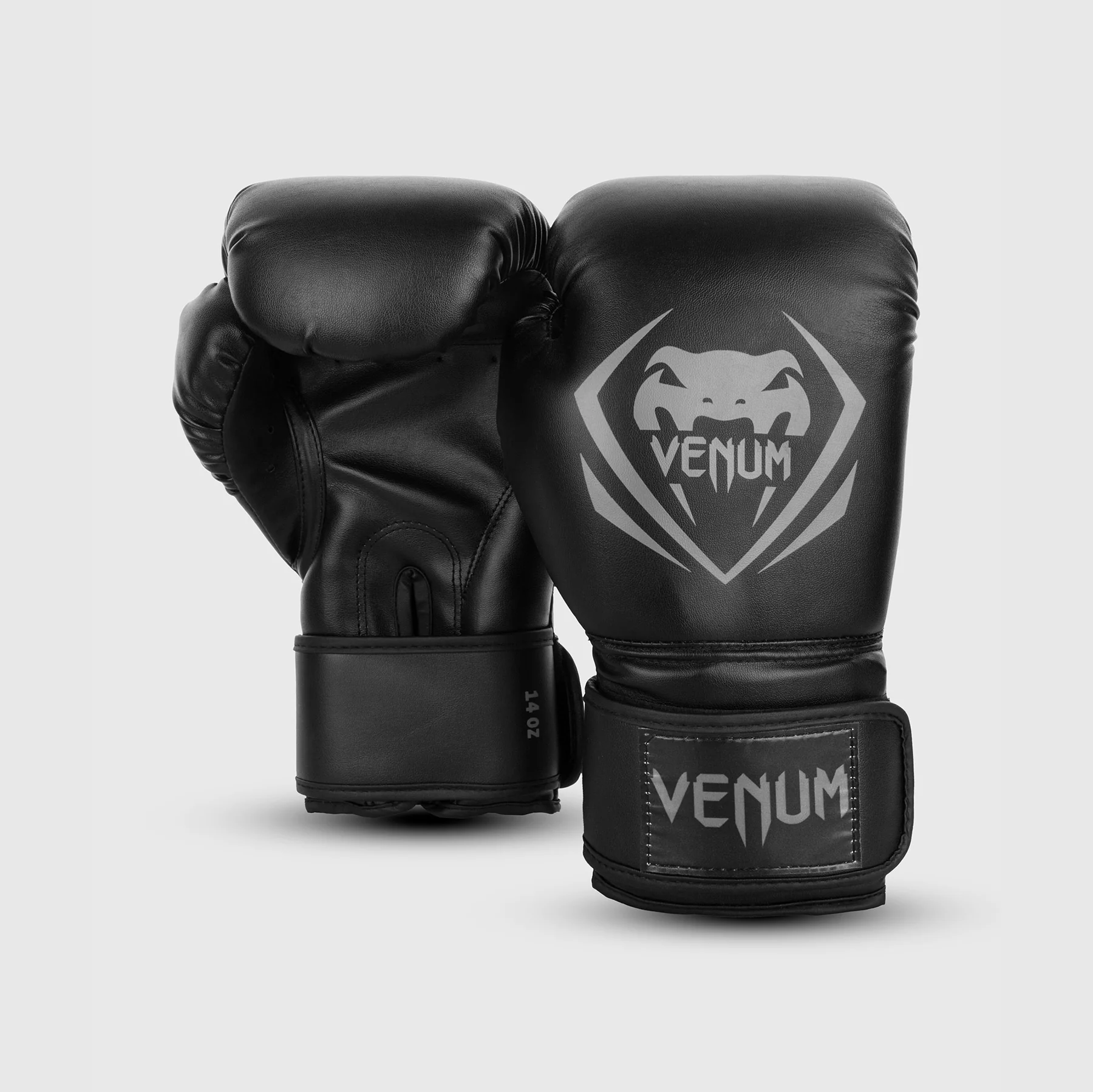 Venum Contender Boxing Gloves - Black/Grey - Image 2