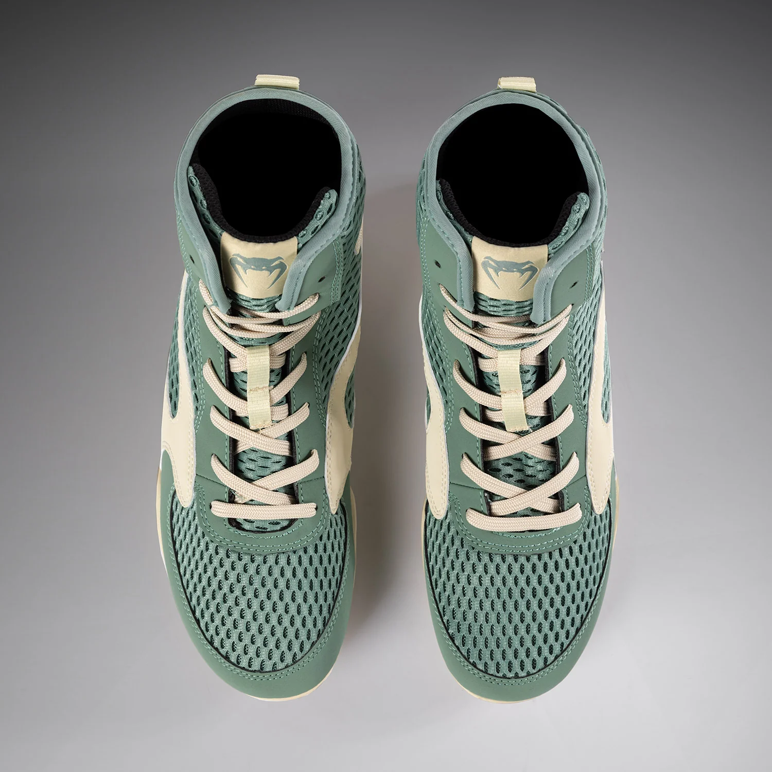 Venum Contender Boxing Shoes - Aqua Green/Ivory - Image 6