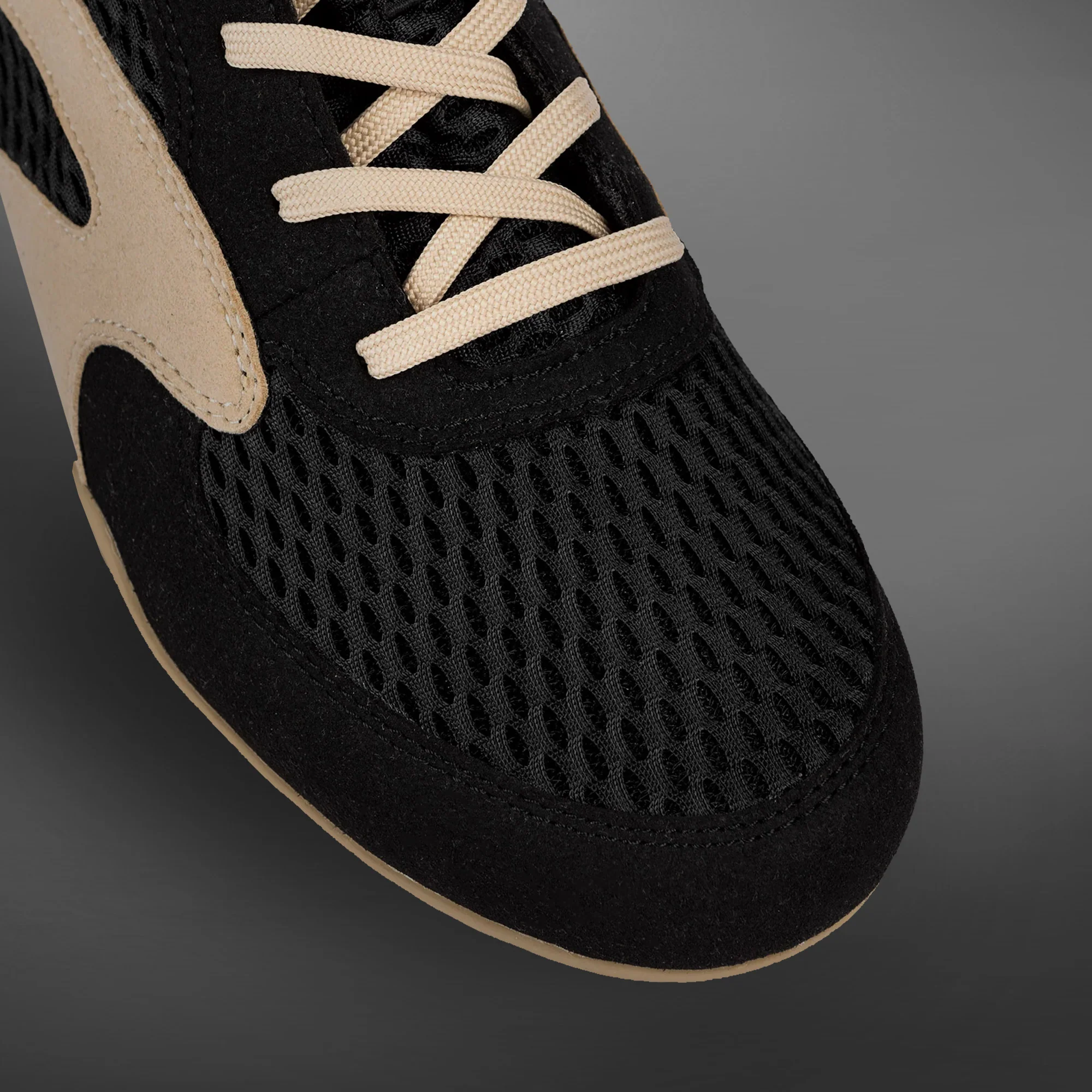 Venum Contender Boxing Shoes - Black/Sand - Image 8