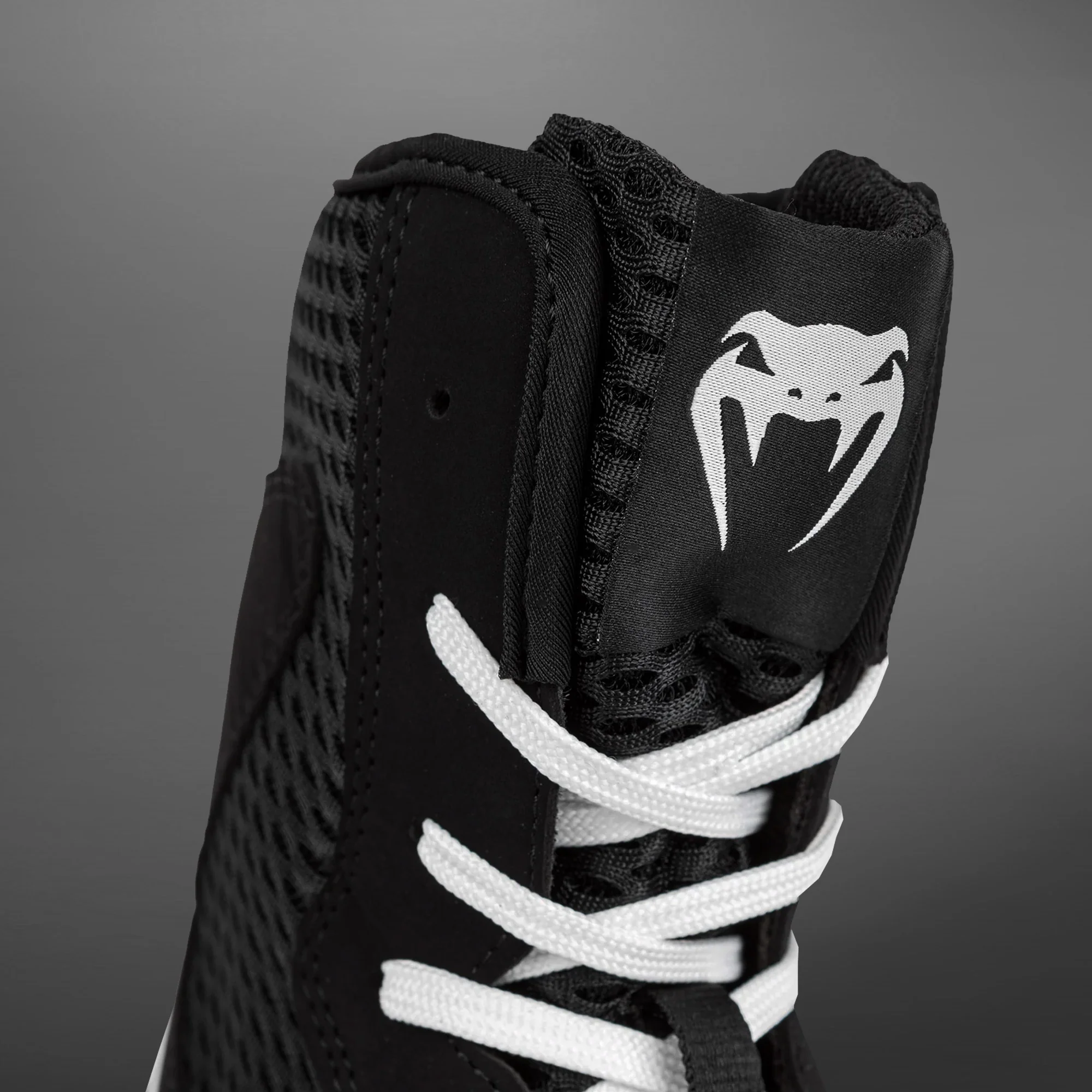 Venum Contender Boxing Shoes - Black/White - Image 6