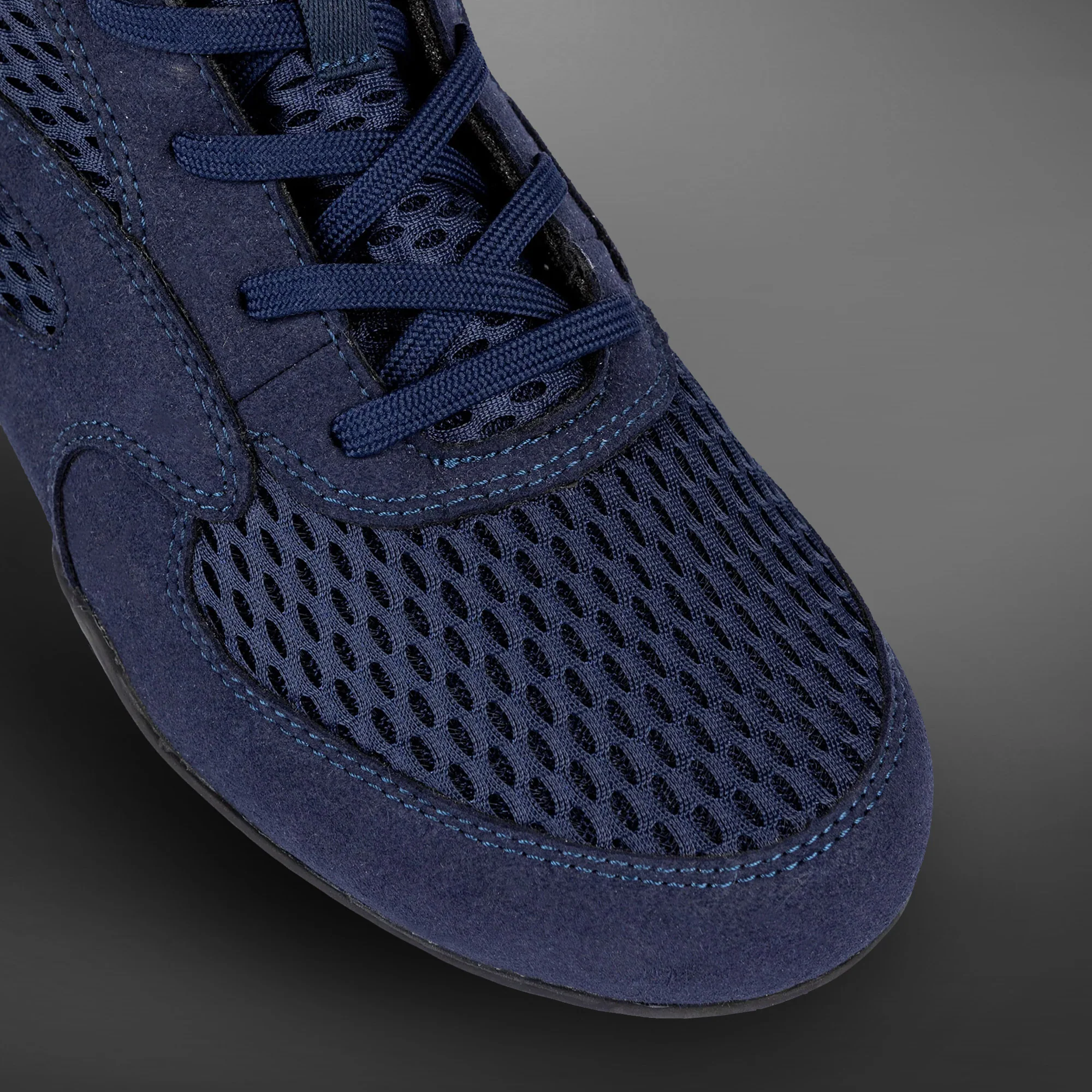 Venum Contender Boxing Shoes - Navy Blue/Red - Image 7