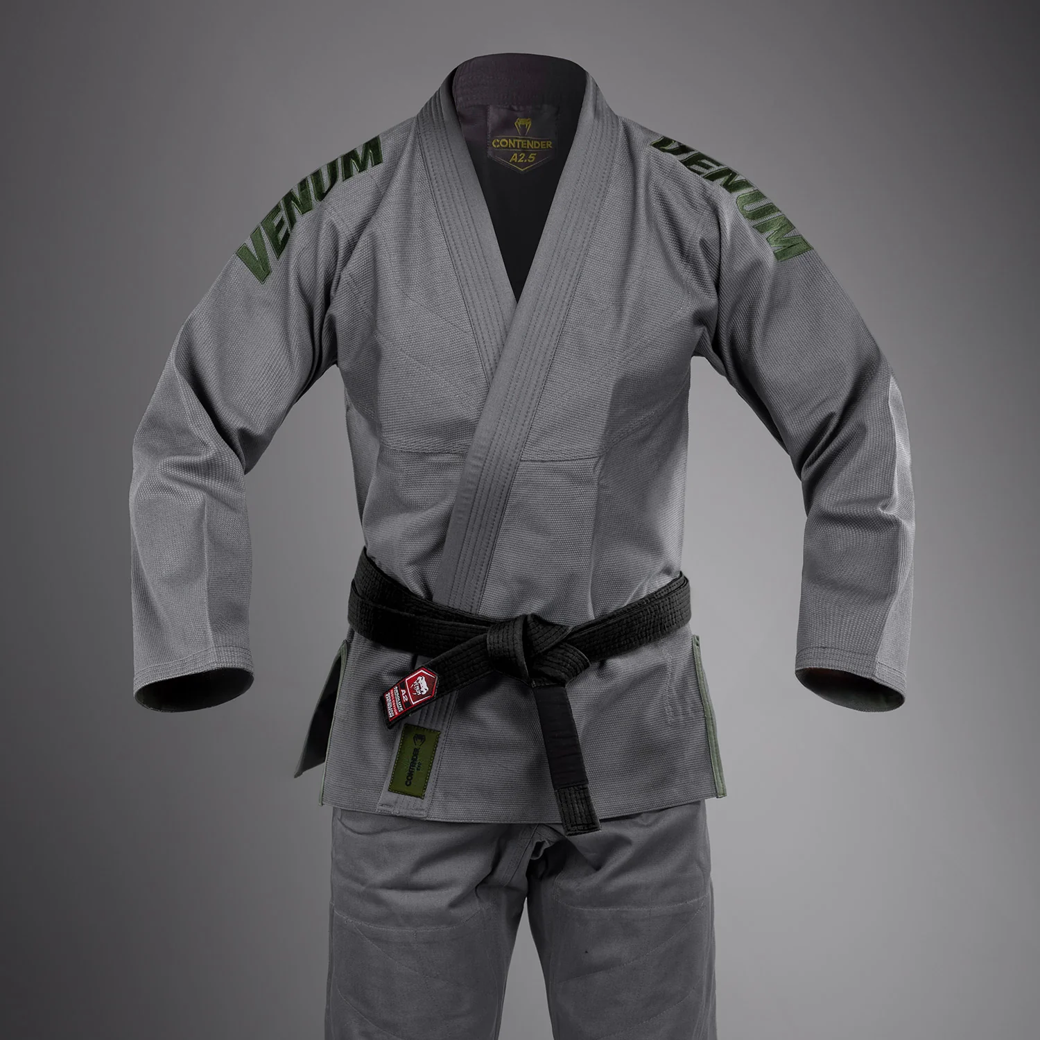 Venum Contender Evo 2.0 Brazilian Jiu Jitsu Gi 380g - Storm Grey - Image 3