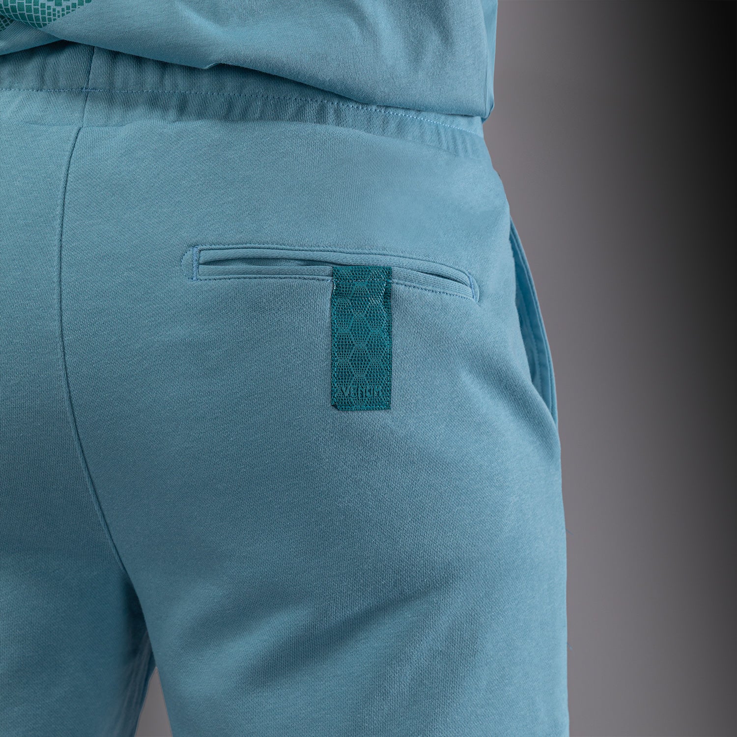 Venum Contender Fleece Cotton Shorts - Turquoise - Image 6