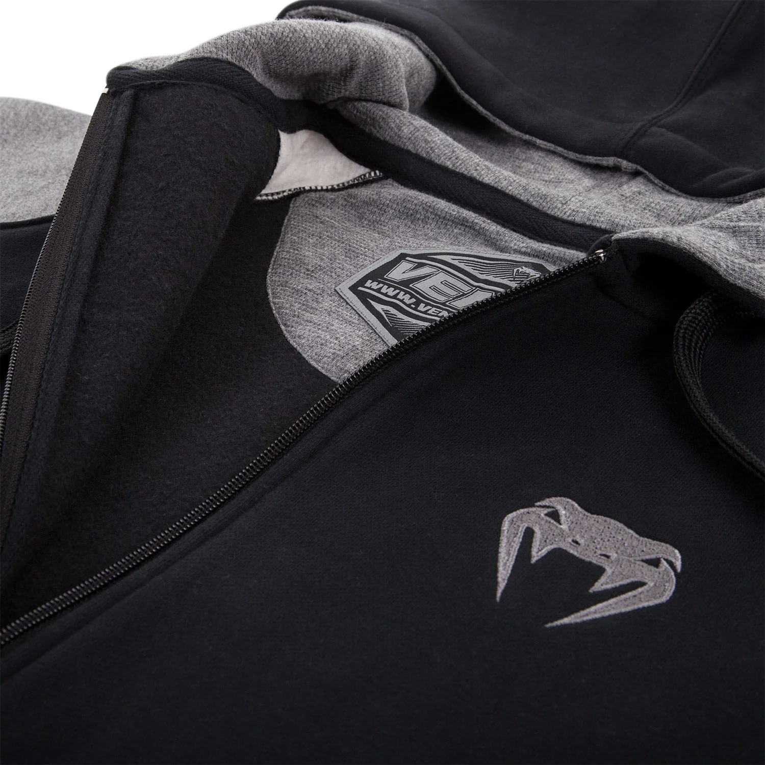 Venum Contender Hoodie - Black/Grey - Image 5