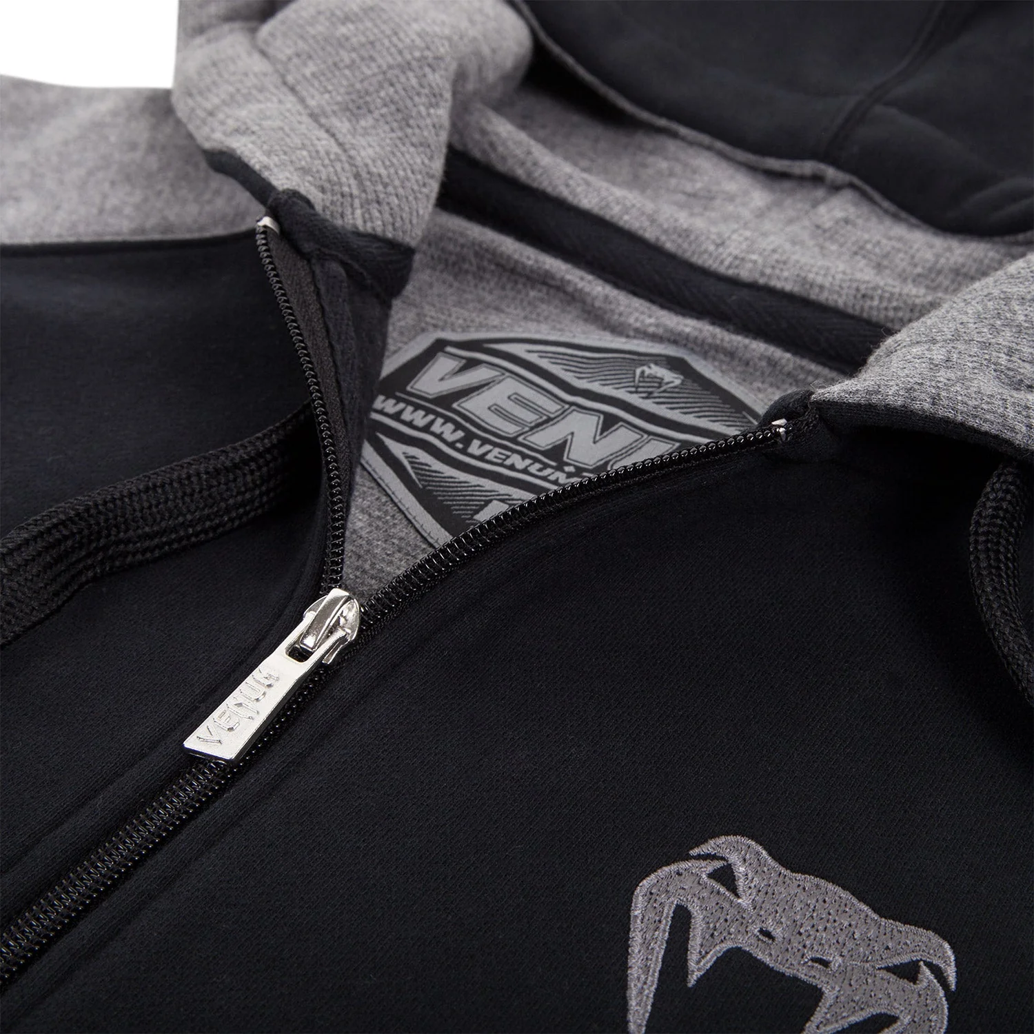 Venum Contender Hoodie - Black/Grey - Image 8