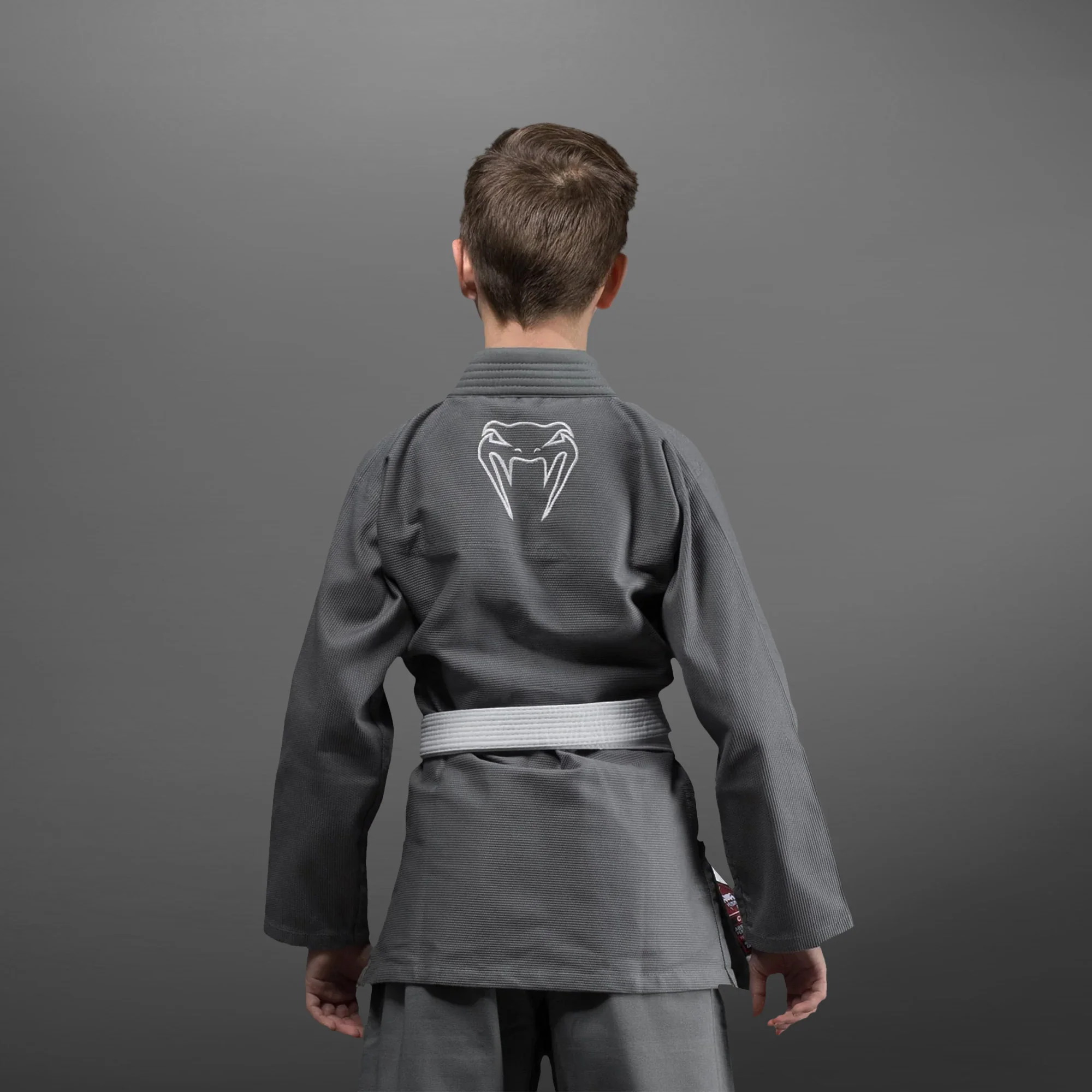 Venum Contender Kids BJJ Gi (Free white belt included) - Grey - Image 2