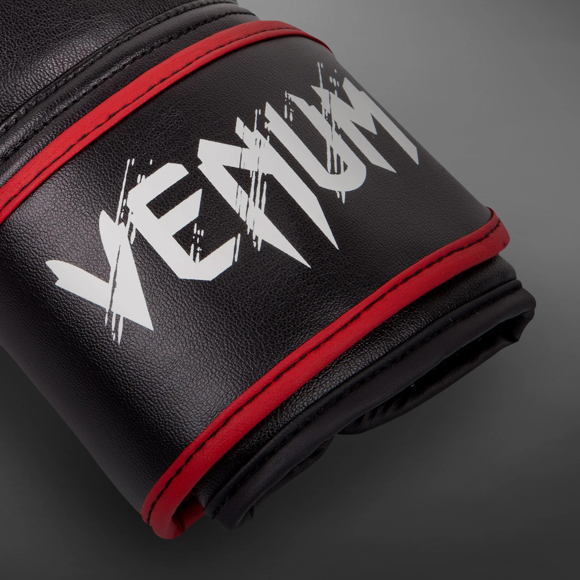 Venum Contender Kids Boxing Gloves - Black/Red - Image 3