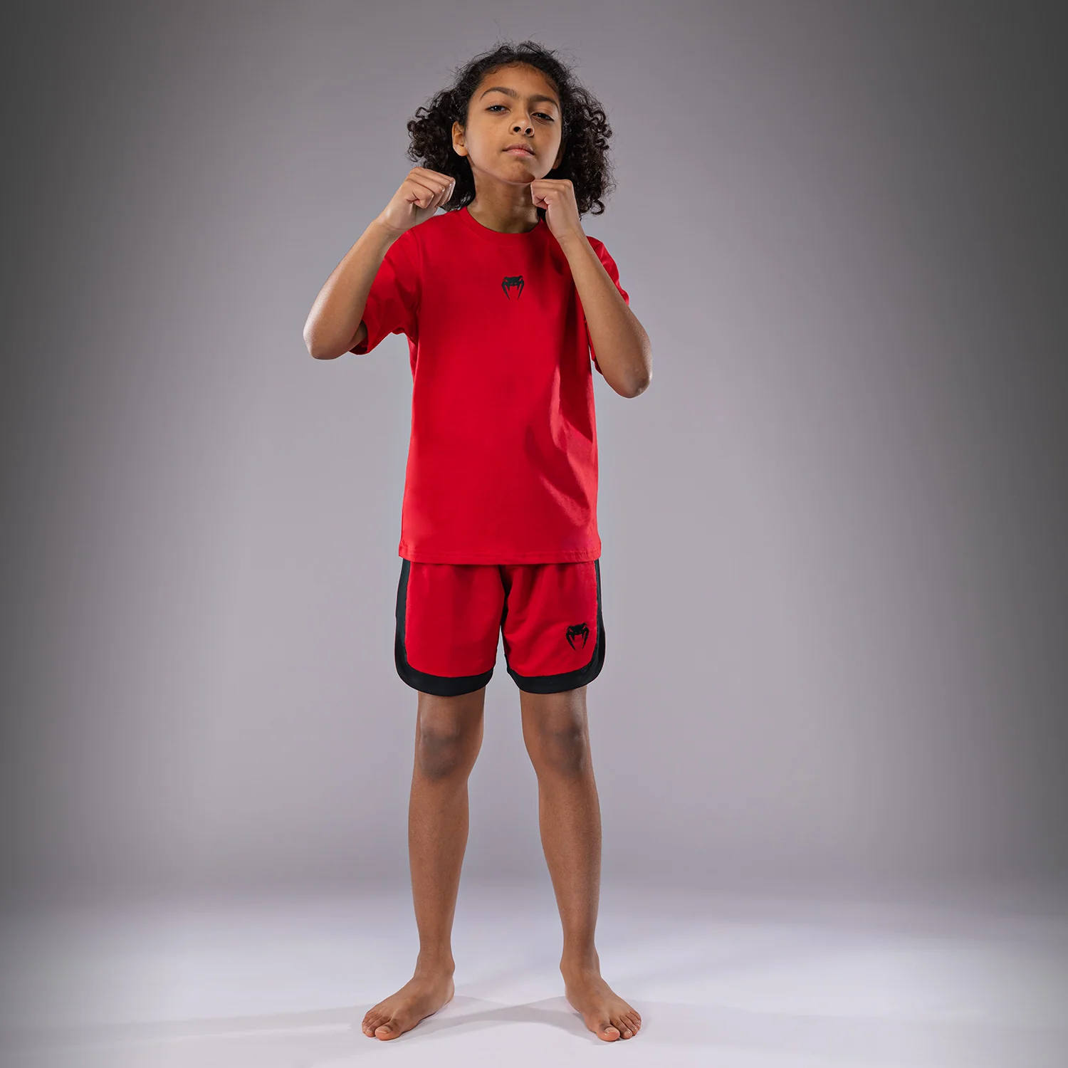 Venum Contender Kids T-Shirt - Cherry Red - Image 4