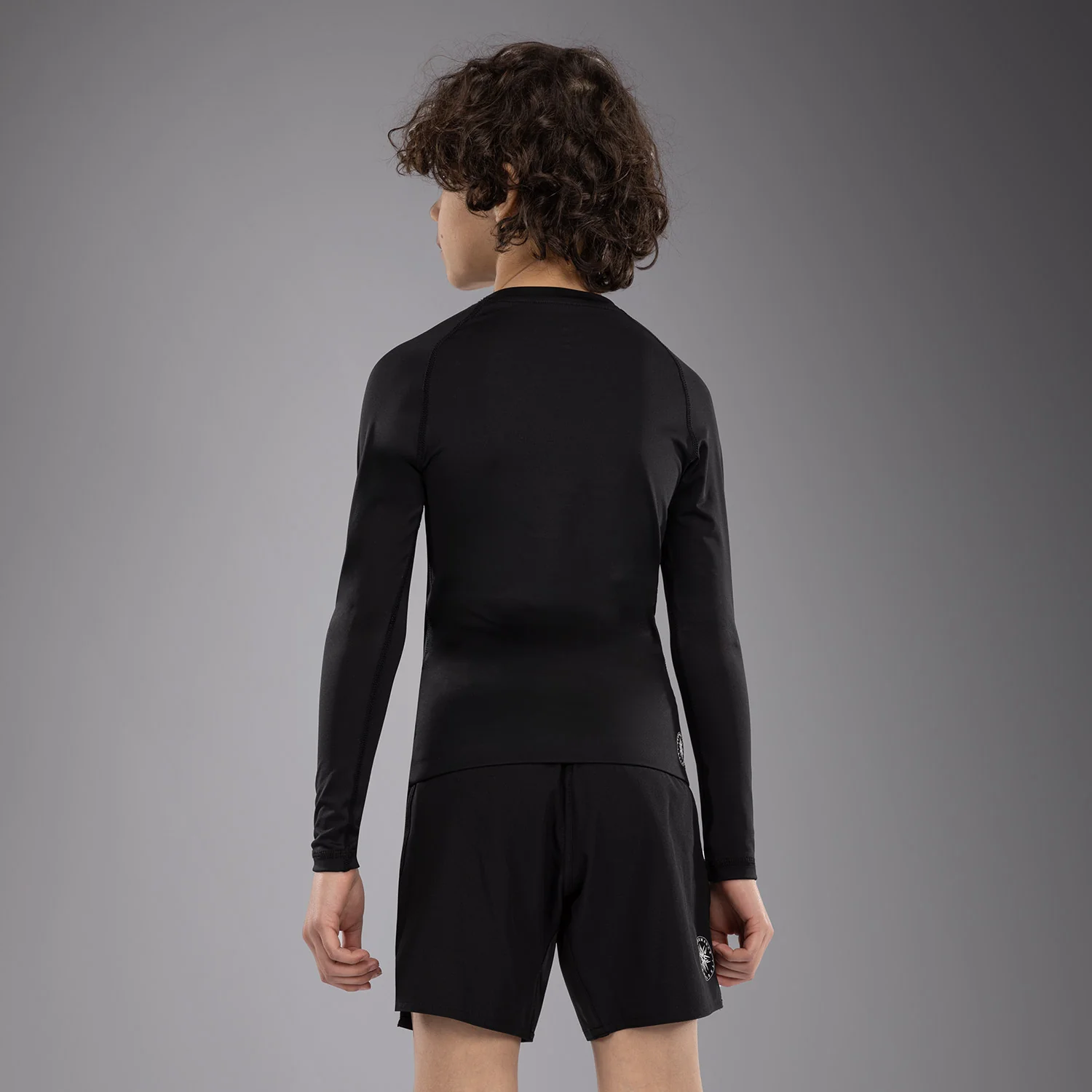 Venum Contender Kids Rashguards Long Sleeves - Black - Image 3