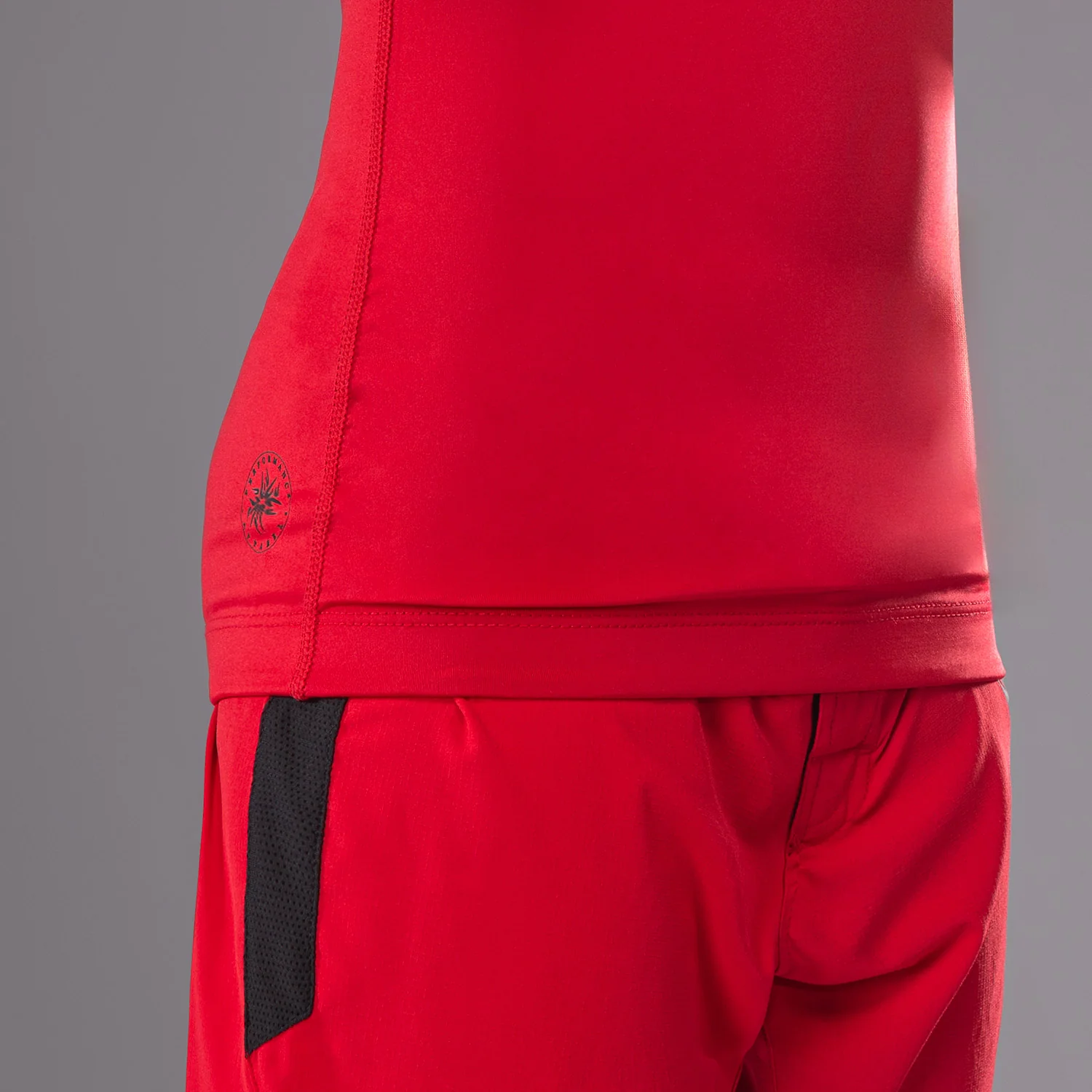 Venum Contender Kids Rashguards Long Sleeves - Cherry Red - Image 5