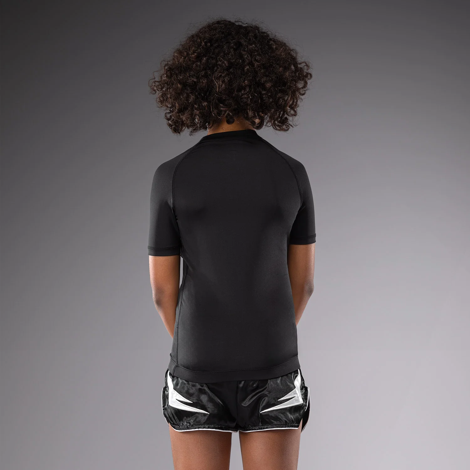 Venum Contender Kids Rashguards Short Sleeves - Black - Image 3