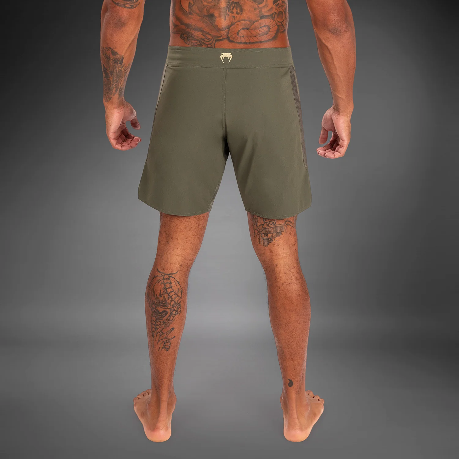 Venum Contender Men’s Fight Shorts - Khaki - Image 2