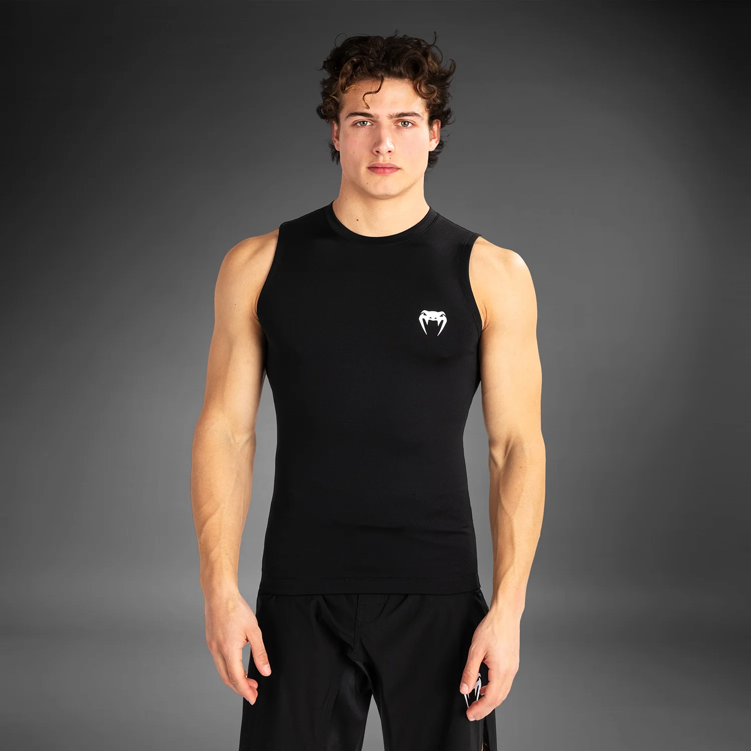 Venum Contender Men’s Sleeveless Rashguard - Black/White
