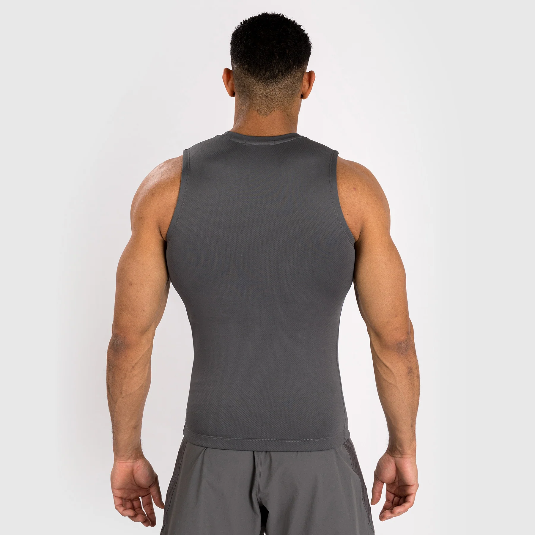 Venum Contender Men’s Sleeveless Rashguard - Grey - Image 2