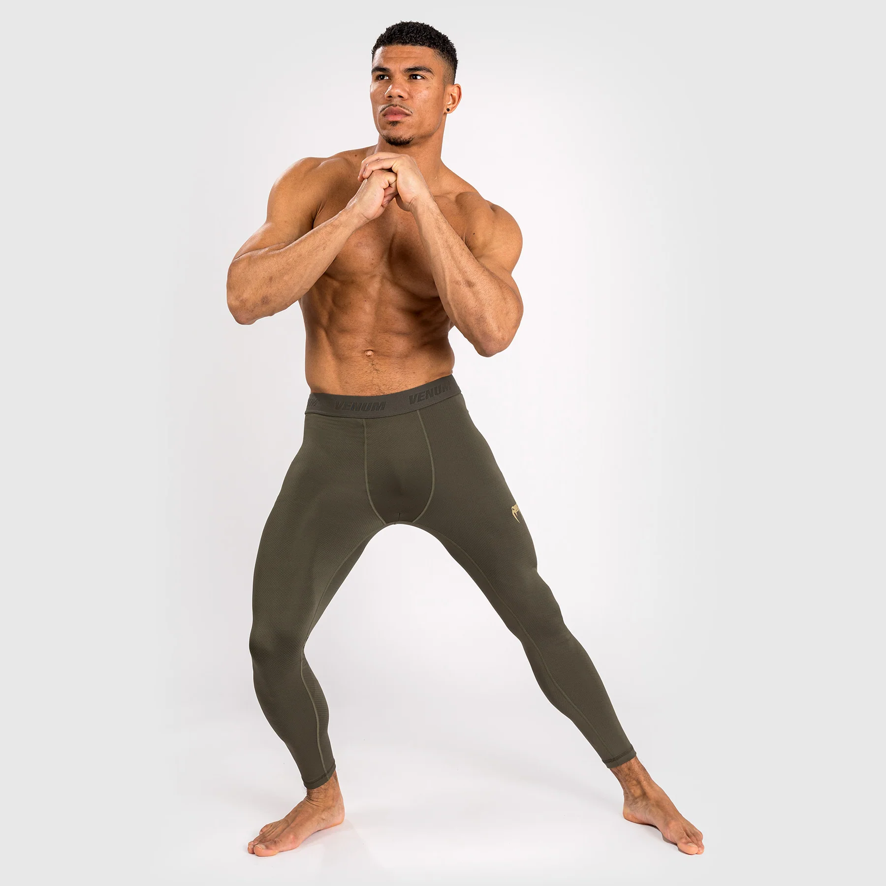 Venum Contender Men’s Spats - Khaki - Image 2