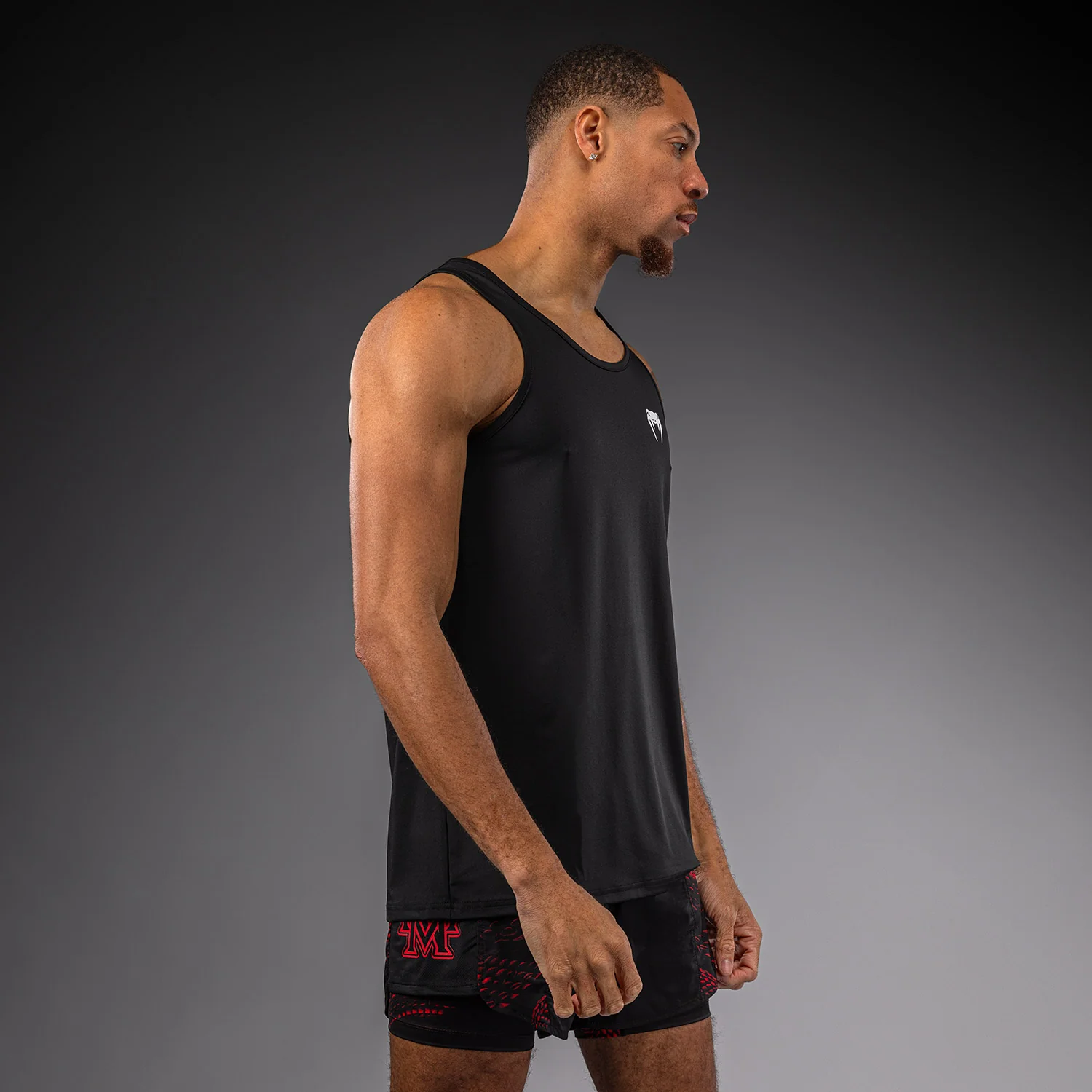Venum Contender Tank Top - Black/White - Image 2