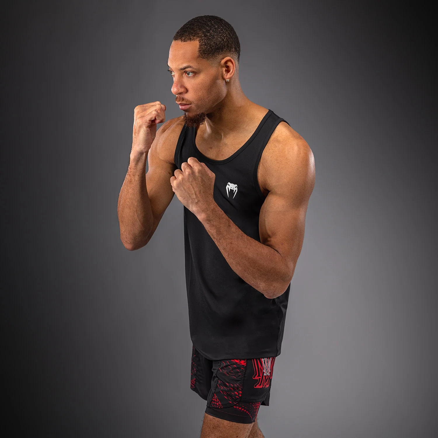 Venum Contender Tank Top - Black/White - Image 3