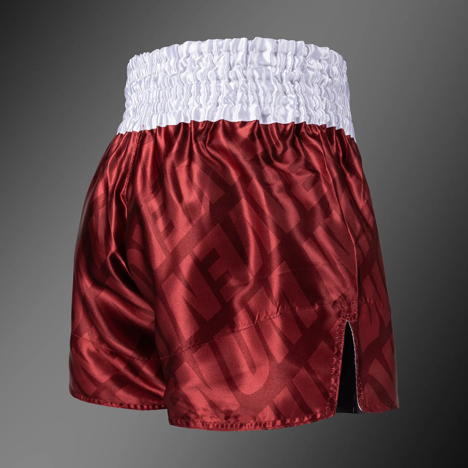 Venum Contender XT Muay Thai Shorts – Cherry Red/White - Image 3