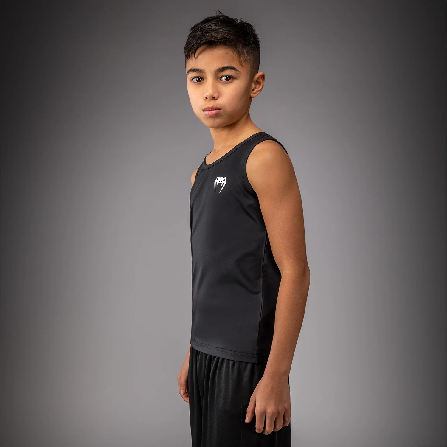 Venum Contender Youth Tank Top - Black/White - Image 2